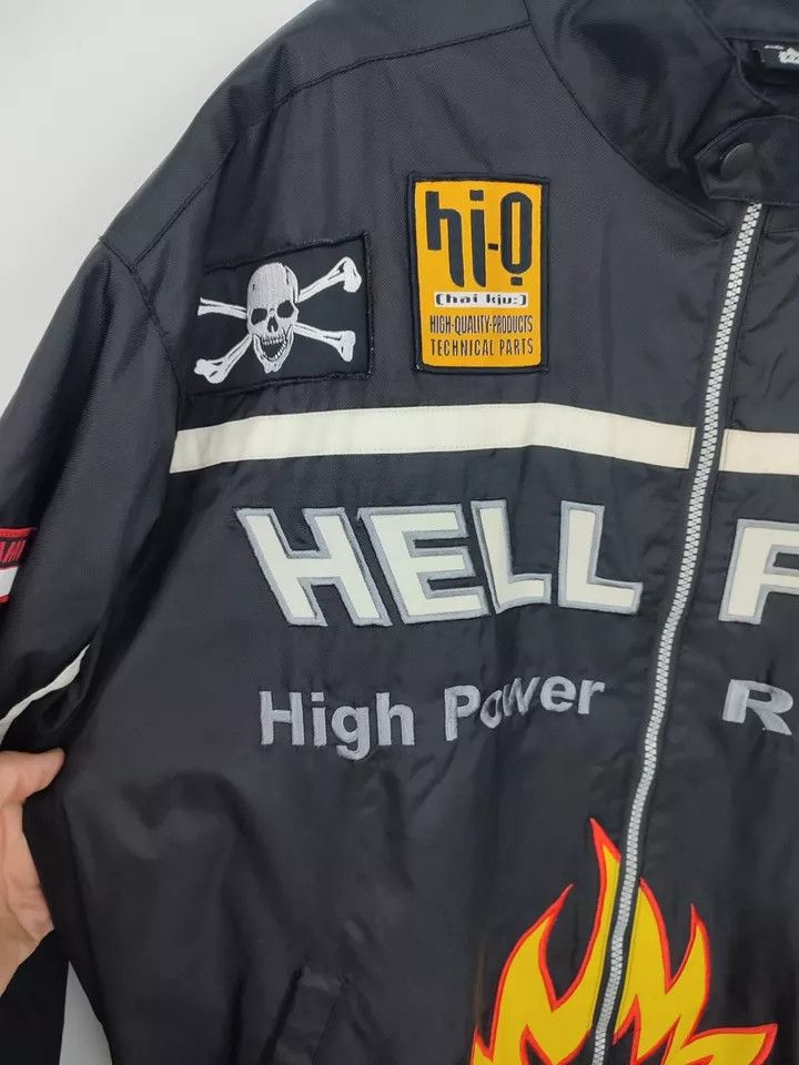 Vintage Vintage Polo Power Racing Hell Fire 90s Men's Motorcycle Size US XXL / EU 58 / 5 - 10 Thumbnail