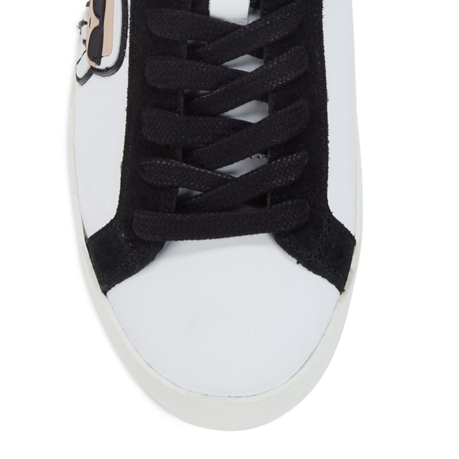 Karl Lagerfeld KARL LAGERFELD Lace-Up Leather m-Backless Sneakers Mule $275 Size US 10.5 / IT 40.5 - 4 Thumbnail