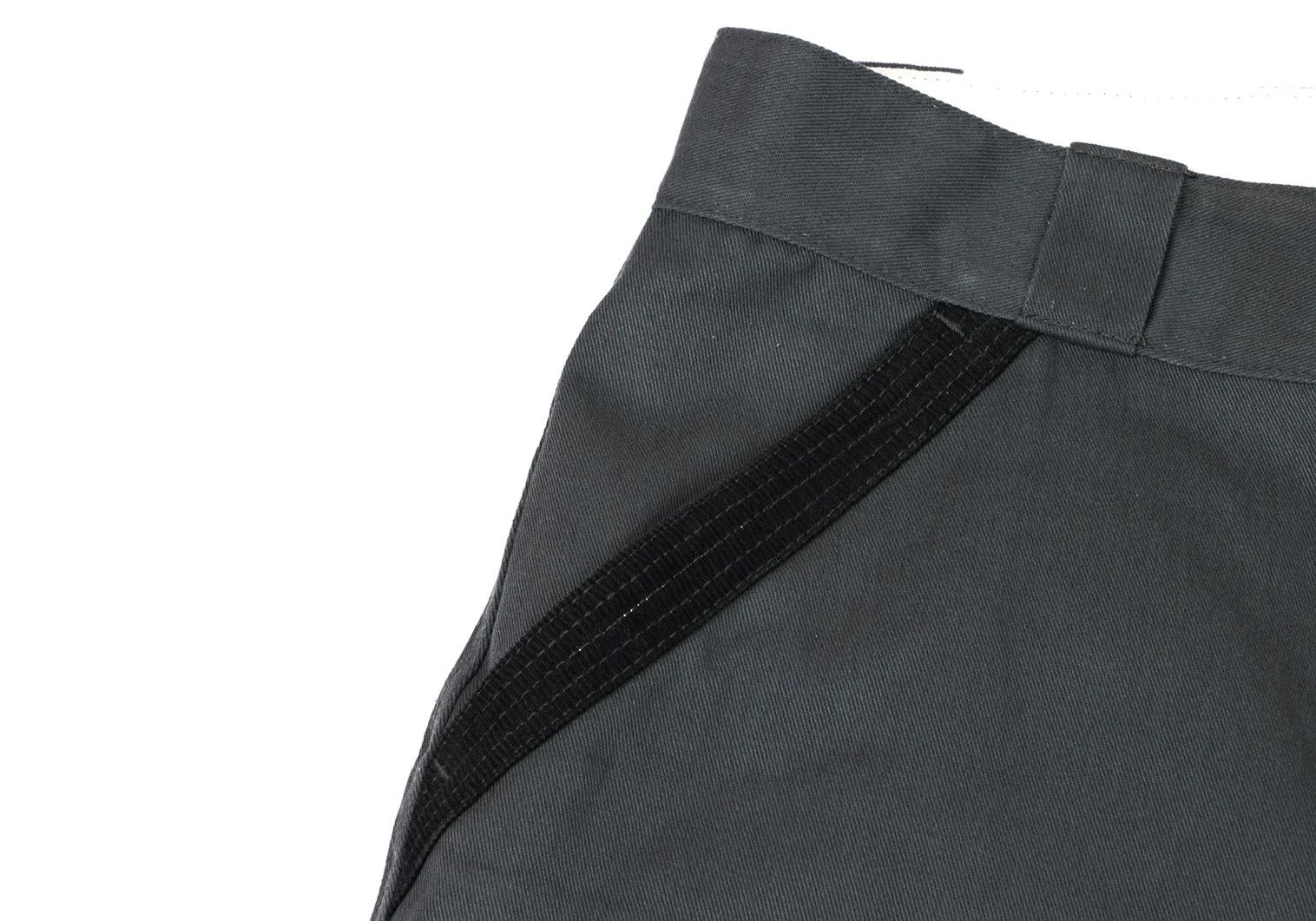 Junya Watanabe Leather Patch Cropped Tapered Pants in Charcoal M Size US 38 / EU 54 - 4 Thumbnail