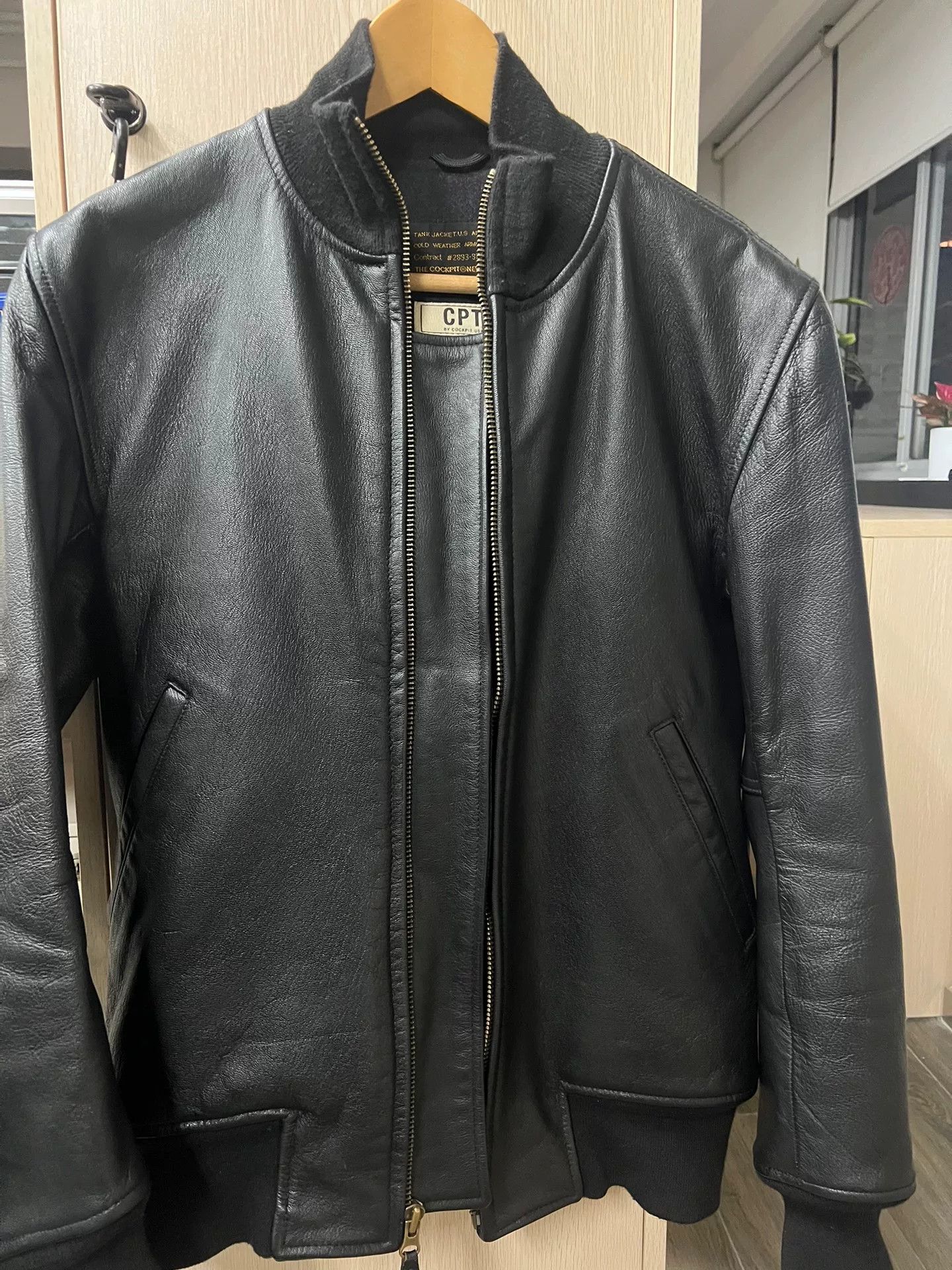Cockpit USA Black Genuine Goatskin Cockpit Jacket Size US M / EU 48-50 / 2 - 1 Thumbnail