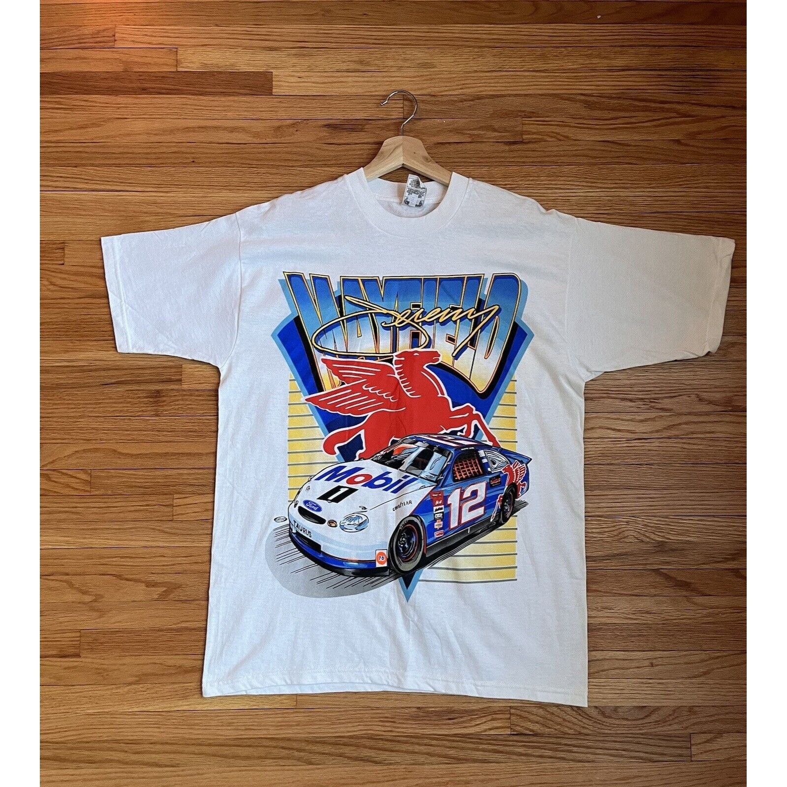 NASCAR NEW VINTAGE NASCAR RACING JEREMY MAYFIELD #12 T SHIRT SIZE L Size US L / EU 52-54 / 3 - 2 Thumbnail