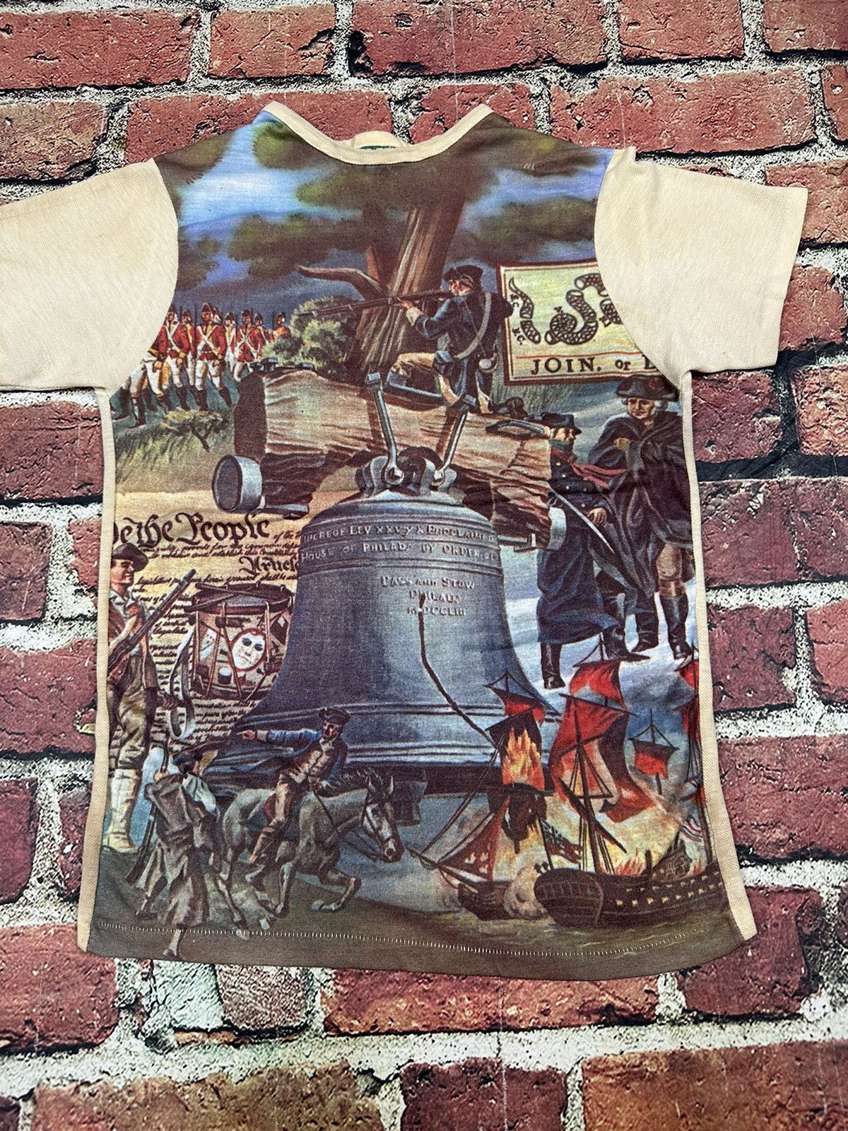 Hang Ten True Vintage Ten West American Revolution AOP T-Shirt 60s Size US M / EU 48-50 / 2 - 2 Thumbnail