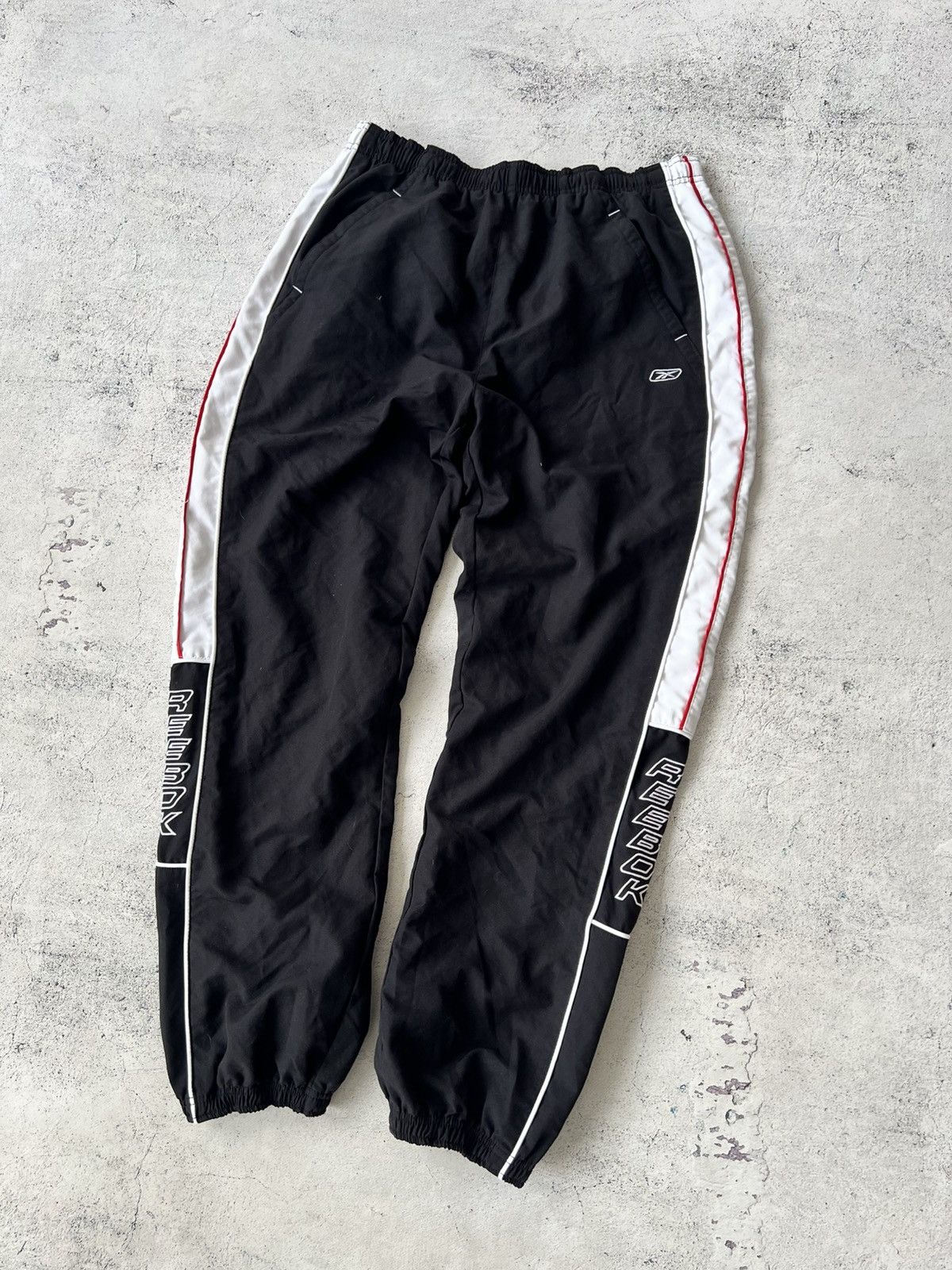 Reebok 🩸RARE🩸Reebok Vintage Drill Y2K Track Pants Size US 33 - 3 Thumbnail