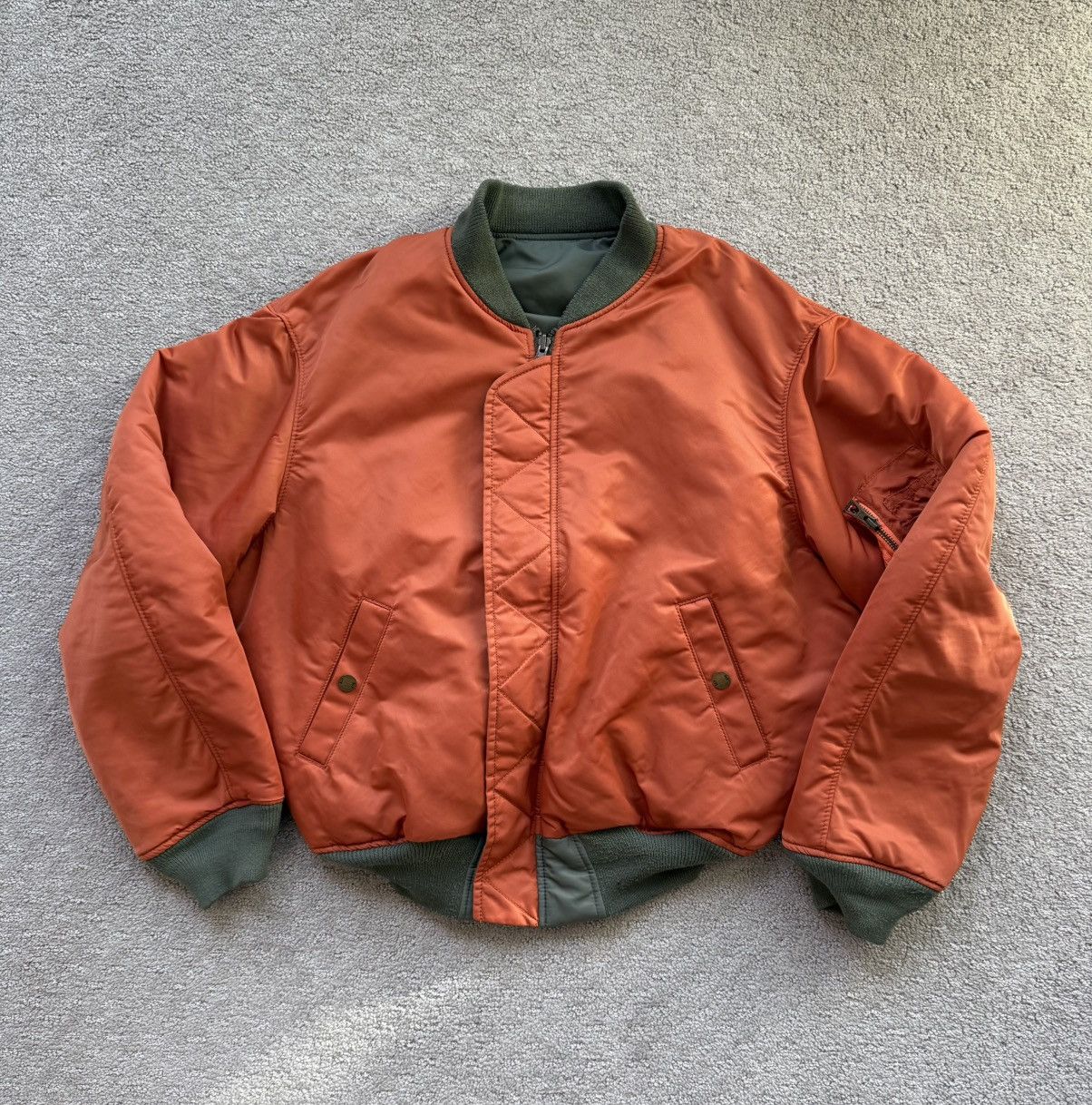 Japanese Brand Thermore MA-1 Bomber Size US L / EU 52-54 / 3 - 2 Thumbnail