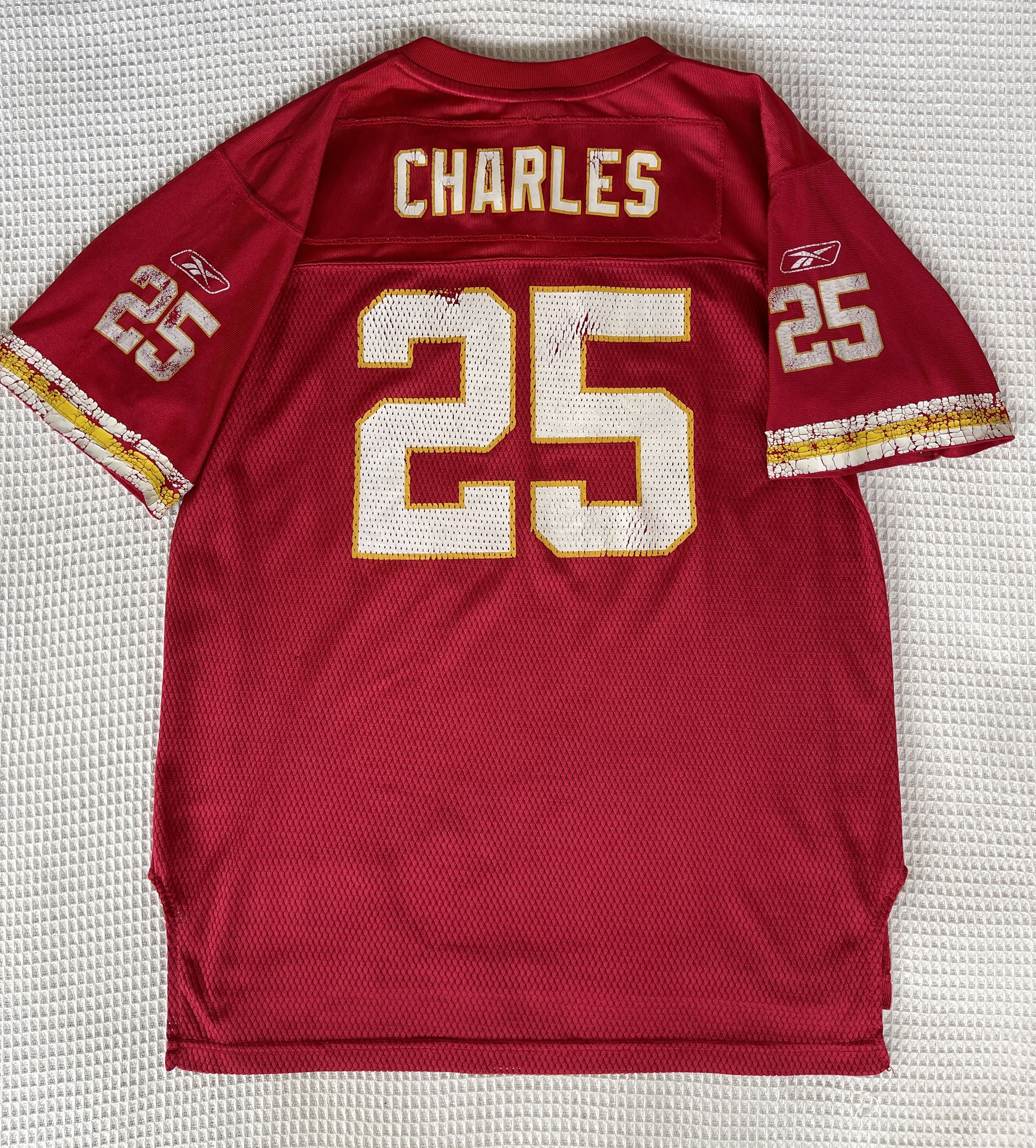 Awake NY × Reebok Vintage Trashed🔥EQUIPMENT NFL REEBOK🔥Charles 25 Jerseys Size US XL / EU 56 / 4 - 18 Thumbnail