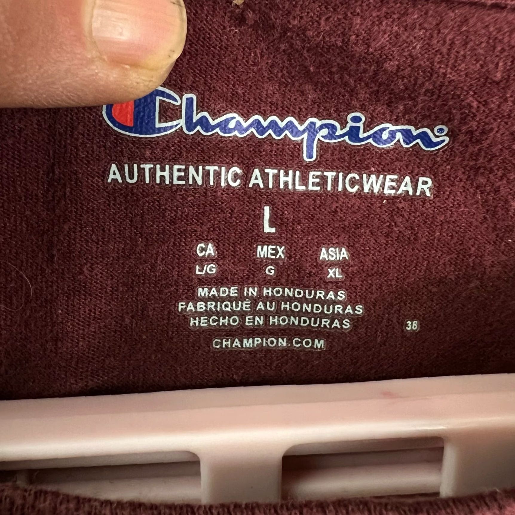 Champion Champion Graphic Tee Red Mens Adult Large Short Sleeve Crew Neck T-Shirt Size US L / EU 52-54 / 3 - 4 Thumbnail
