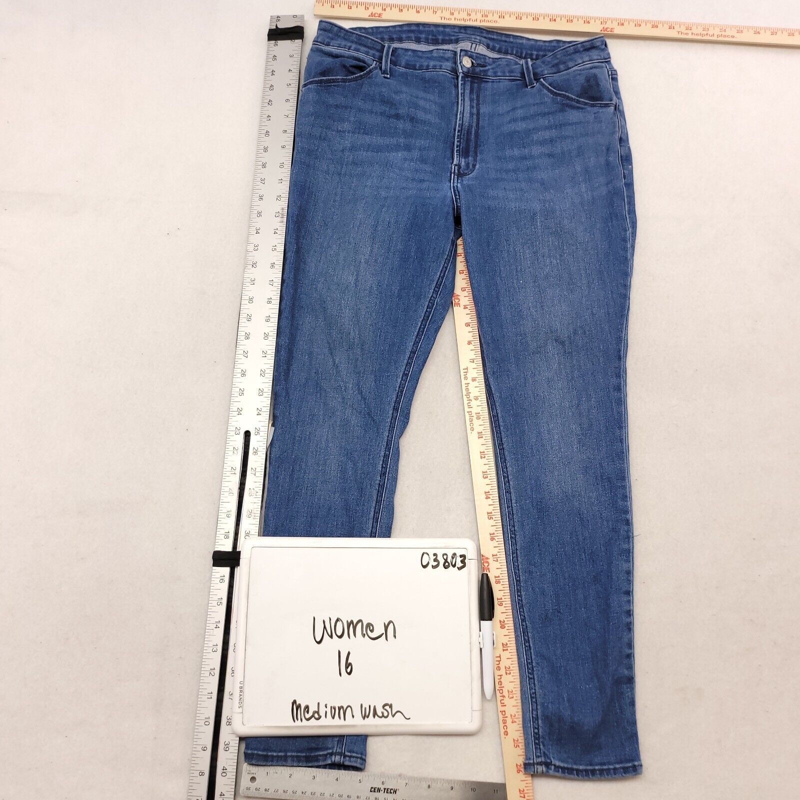 Old Navy Old Navy Casual Button Denim Jeans Womens Size 16 Blue Size 38" / US 16 / IT 52 - 5 Thumbnail