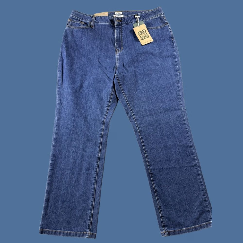 Vintage LL Bean Womens 18 Petite Jeans - NWT True Shape Mom Core, Basic, Casual, Minimal Size 24" / US 00 / IT 34 - 1 Thumbnail