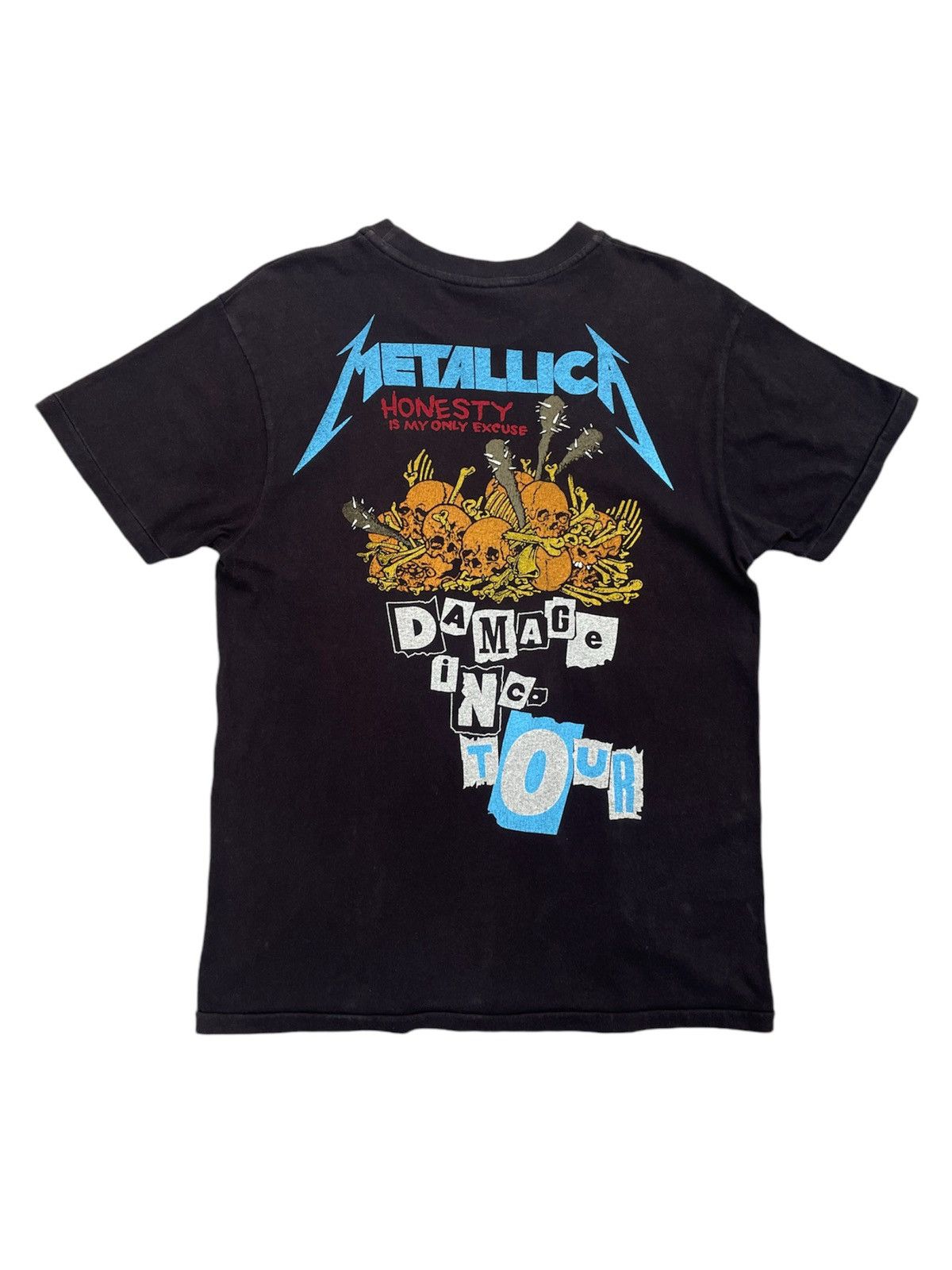Metallica 1987 Vintage Metalica Damage Inc Tour Shirt Size US M / EU 48-50 / 2 - 5 Thumbnail