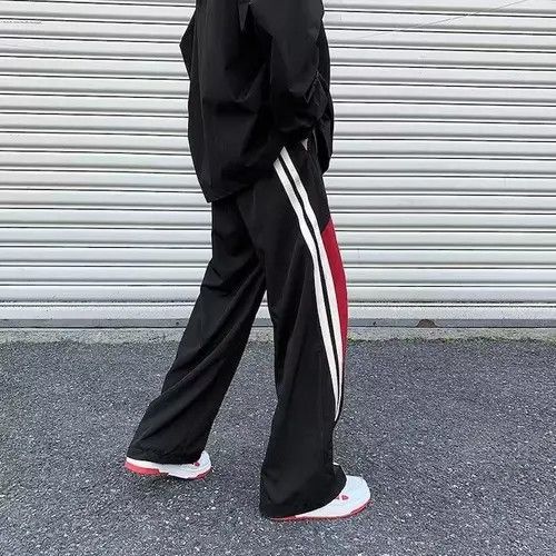Japanese Brand × Vintage Black Stripe Sweatpants Size US 30 / EU 46 - 3 Thumbnail