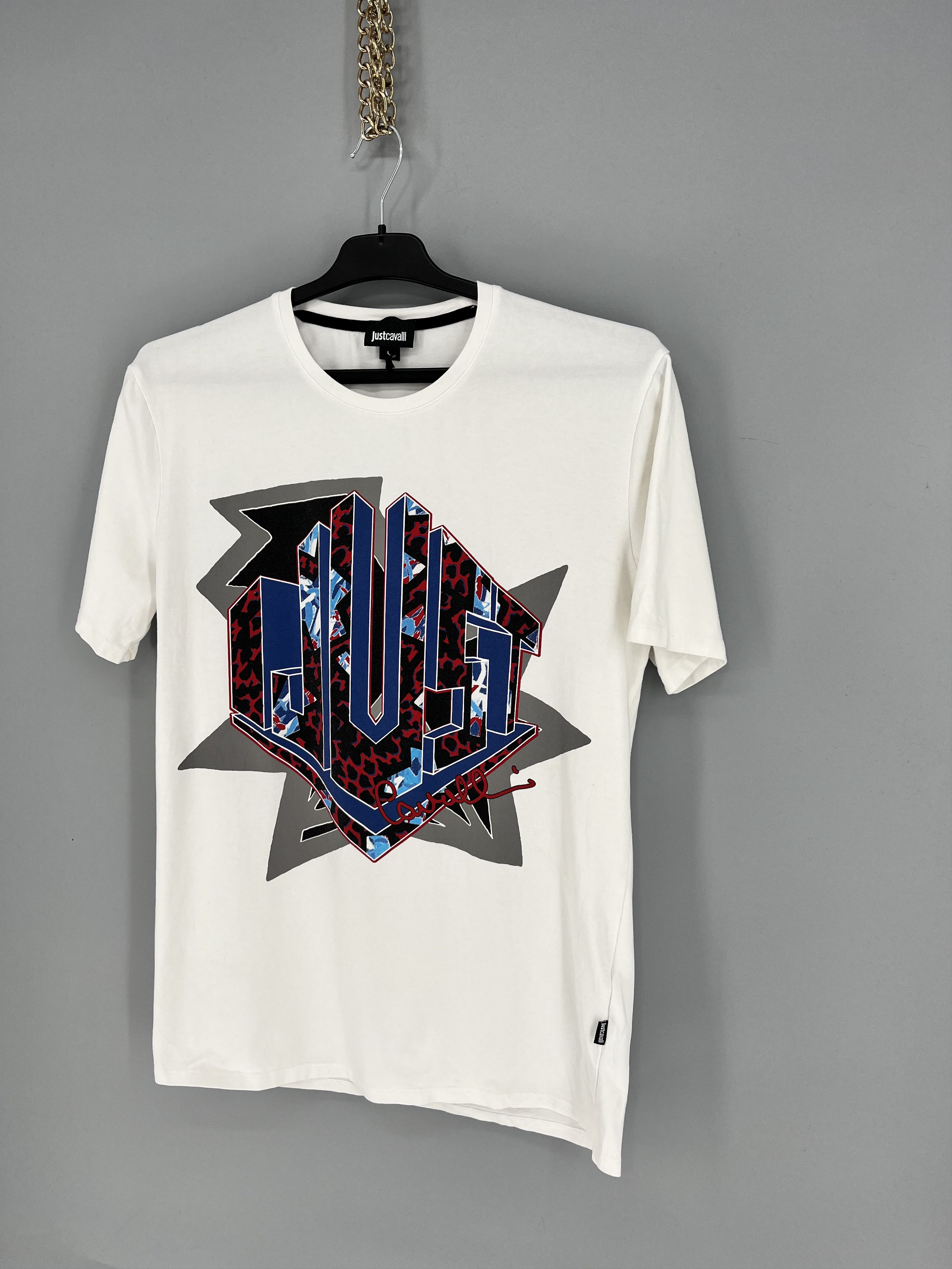 Just Cavalli Just Cavalli T-Shirt Short Sleeve Luxury Streetwear Size L Size US L / EU 52-54 / 3 - 3 Thumbnail