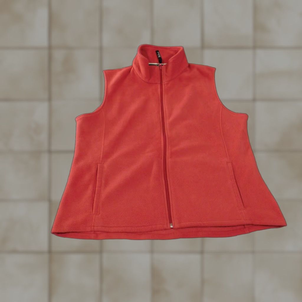 Vintage Woolrich Vest Womens XL Red Full Zip Fleece Outdoor Hiking Warm Layer Shirt Size XL / US 12-14 / IT 48-50 - 1 Thumbnail
