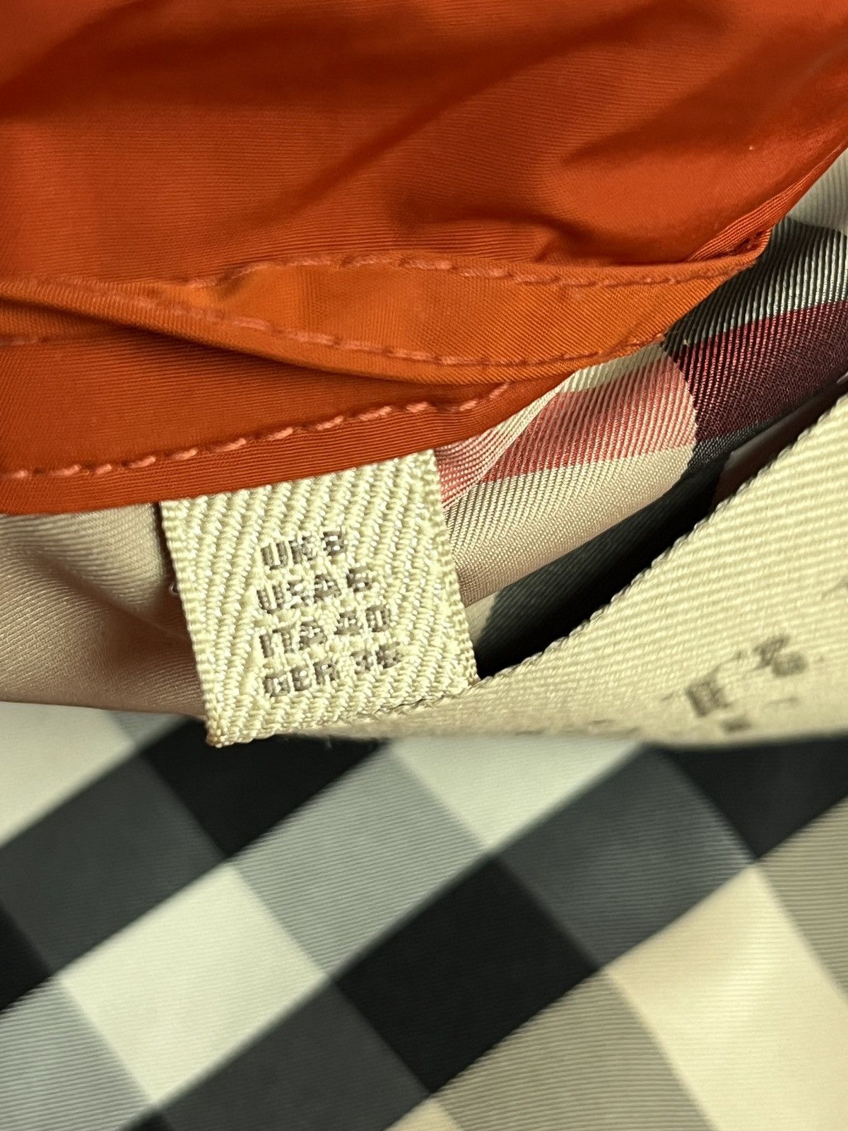 Burberry Burberry Brit Orange Trench Coat Nova Check Lightweight Size S / US 4 / IT 40 - 14 Thumbnail
