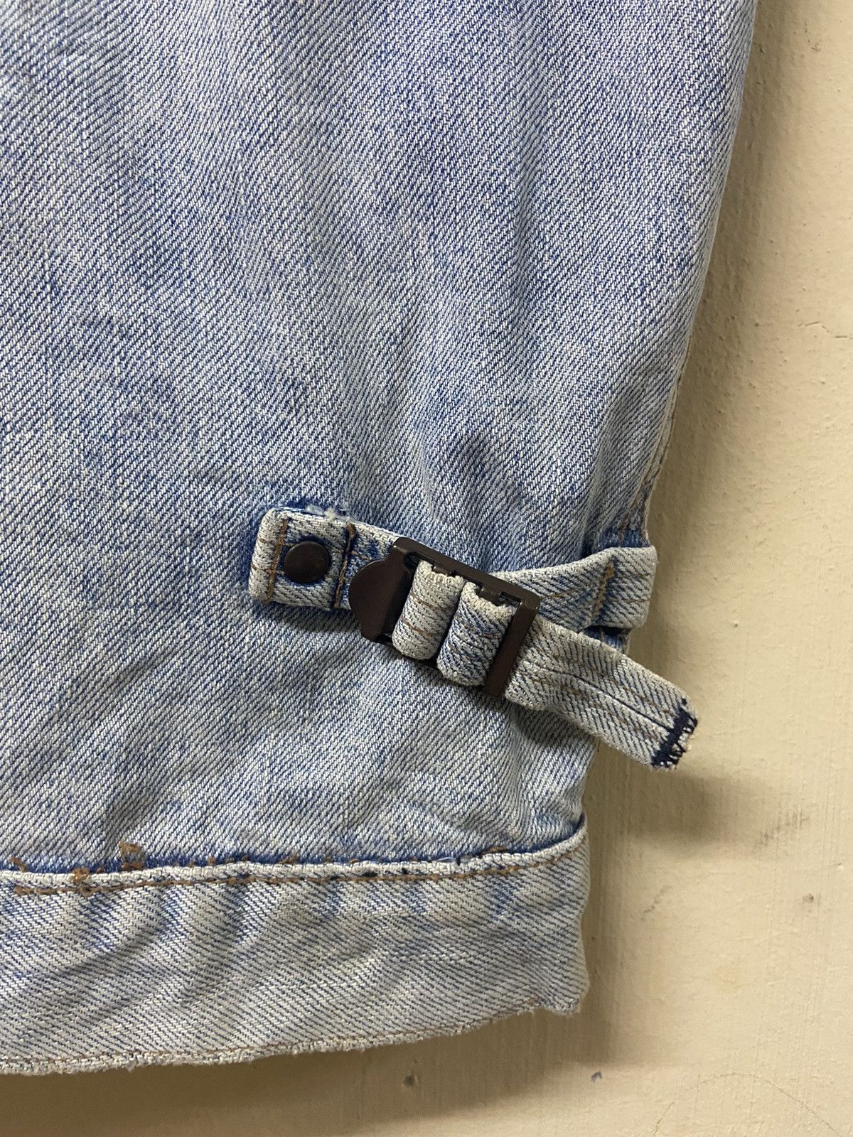 Vintage × Wrangler Vintage Wranglers Distressed Denim Jacket Size US L / EU 52-54 / 3 - 12 Thumbnail