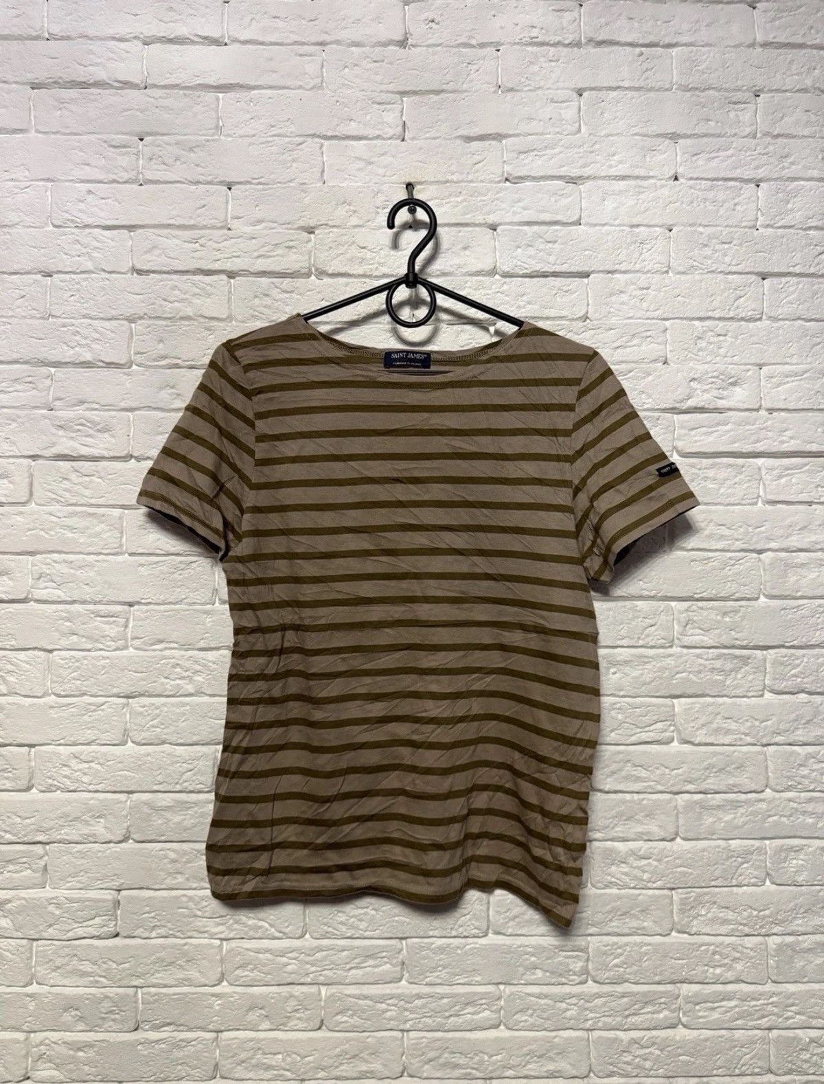 Saint James Saint James Brown Stripped T-shirt Woman Sz M Size M / US 6-8 / IT 42-44 - 1 Thumbnail