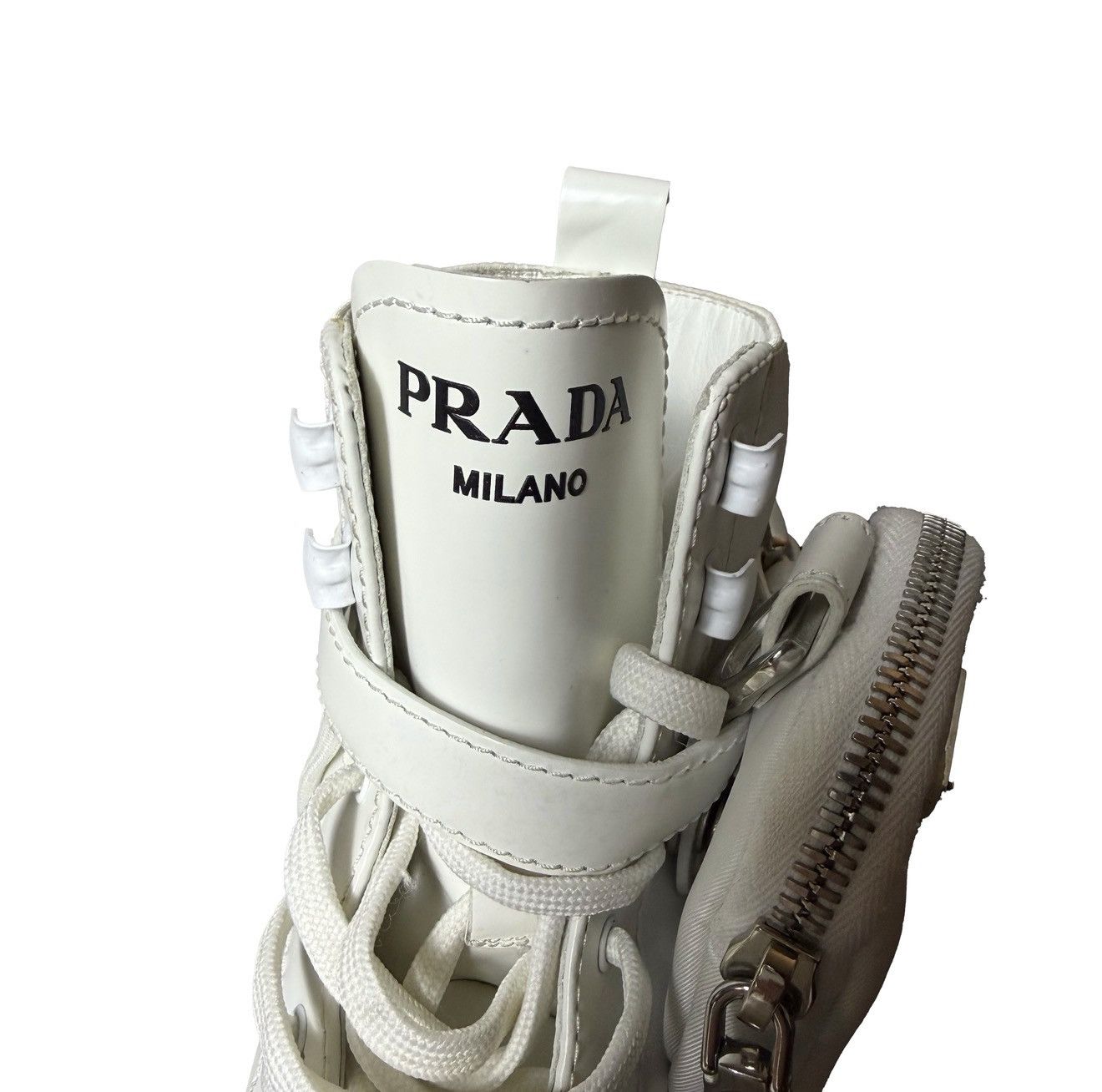 Prada Prada Monolith Leather Boots Size US 7 / IT 37 - 2 Thumbnail