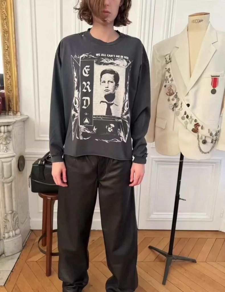 Enfants Riches Deprimes Enfants Riches Deprimes Black and Grey Made of Old Portrait Size US M / EU 48-50 / 2 - 2 Thumbnail