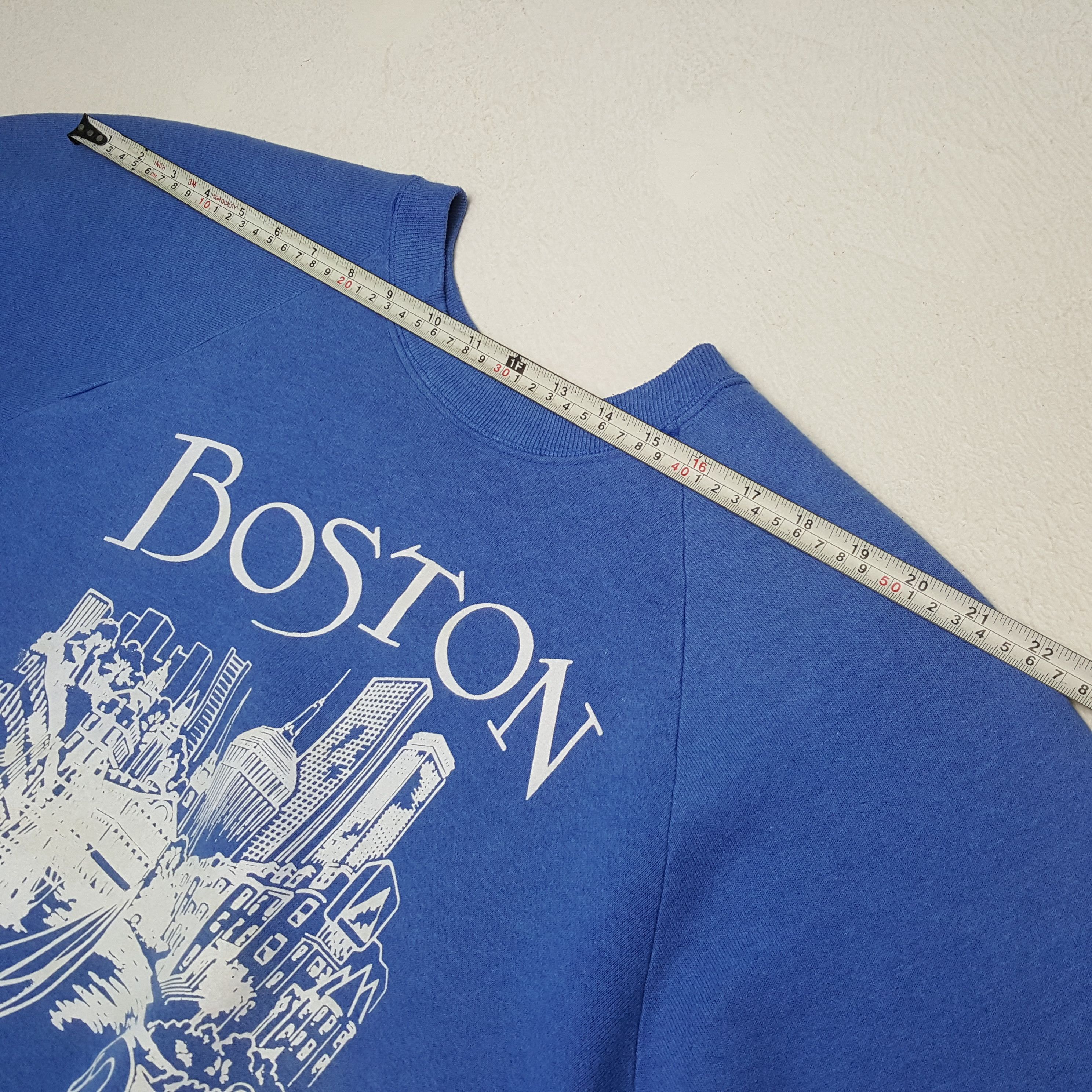 Vintage BOSTON Streetwear Style Vintage Sweatshirt Size US M / EU 48-50 / 2 - 4 Thumbnail