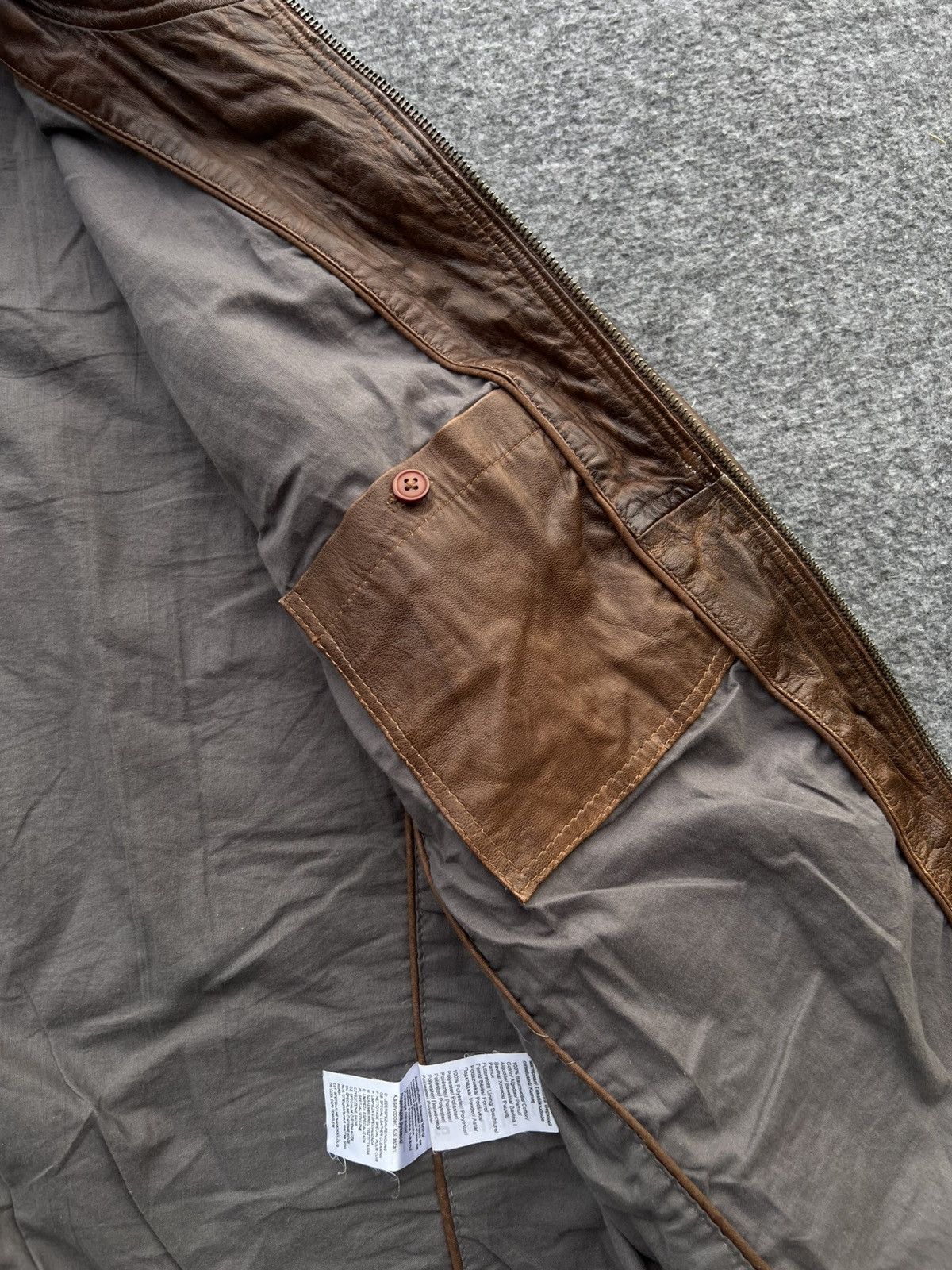 Mustang Vintage Mustang brown Leather jacket 90s / oryginal / old / Size US XXL / EU 58 / 5 - 8 Thumbnail