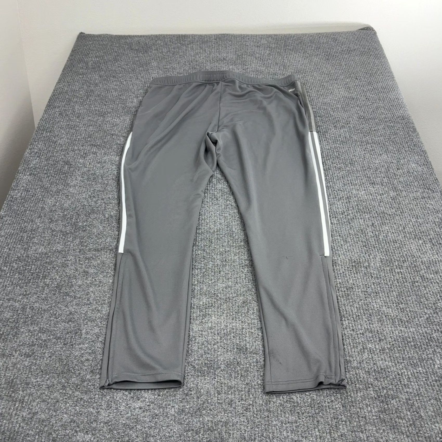 Adidas Adidas Track Pants Mens 3XLT Grey Polyester Primegreen Tiro Training Sporty Size US 39 - 5 Thumbnail