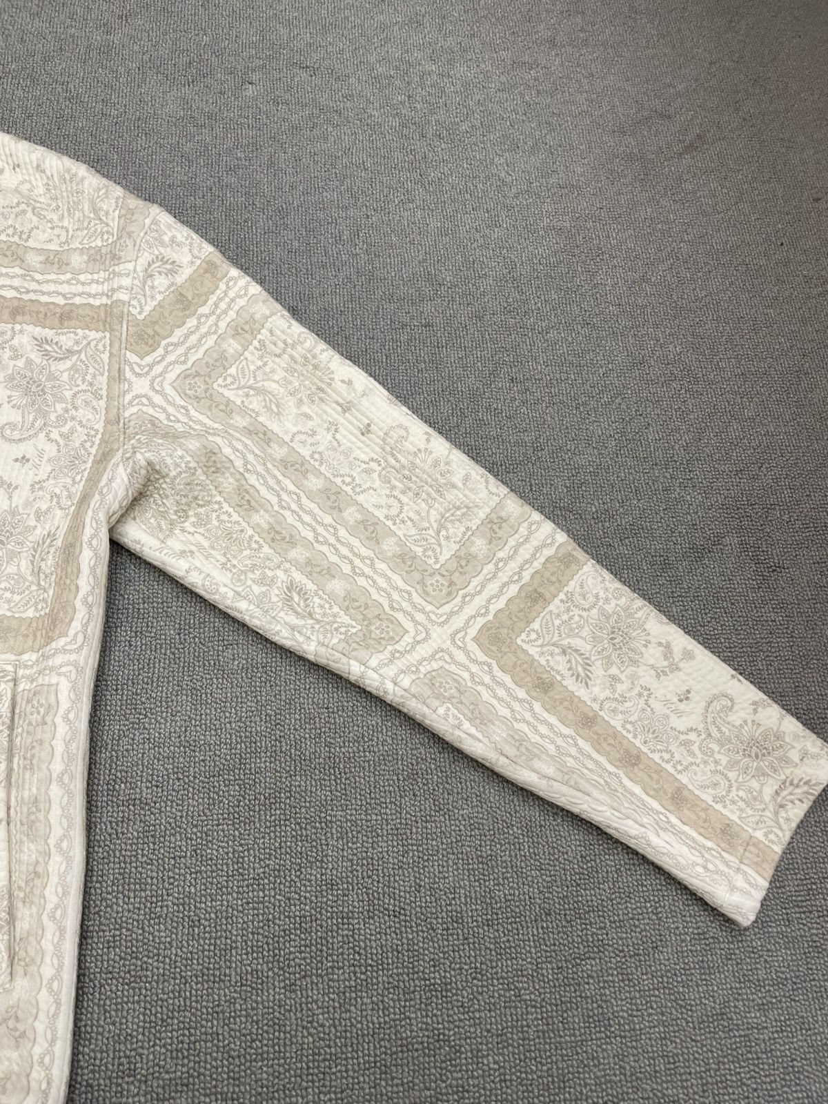 Kith Kith Beige Paisley 1/4 Zip Pullover Size US M / EU 48-50 / 2 - 5 Thumbnail