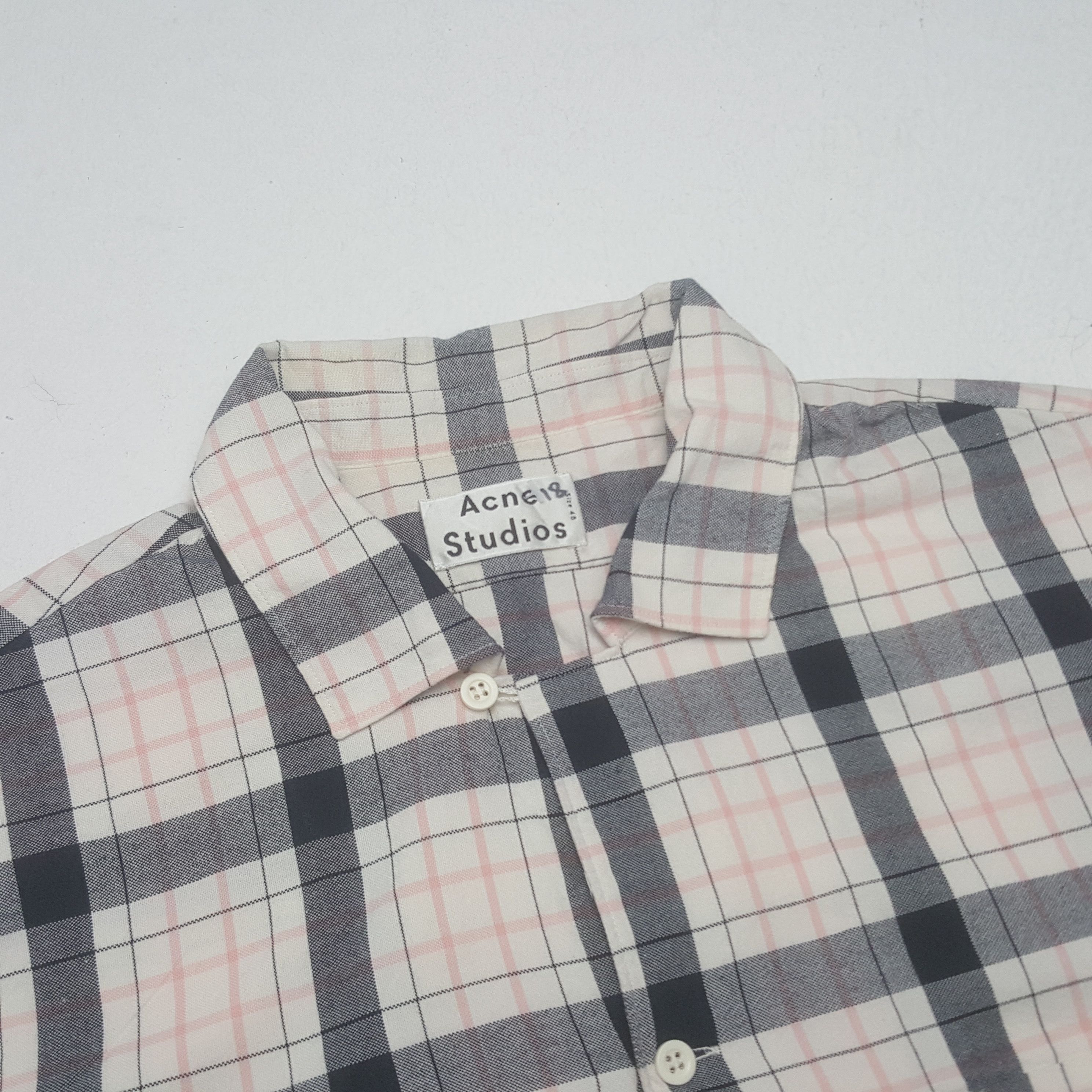 Acne Studios × Vintage Vintage Acne Studios Tartan Design Button Up Shirt Size US M / EU 48-50 / 2 - 3 Thumbnail