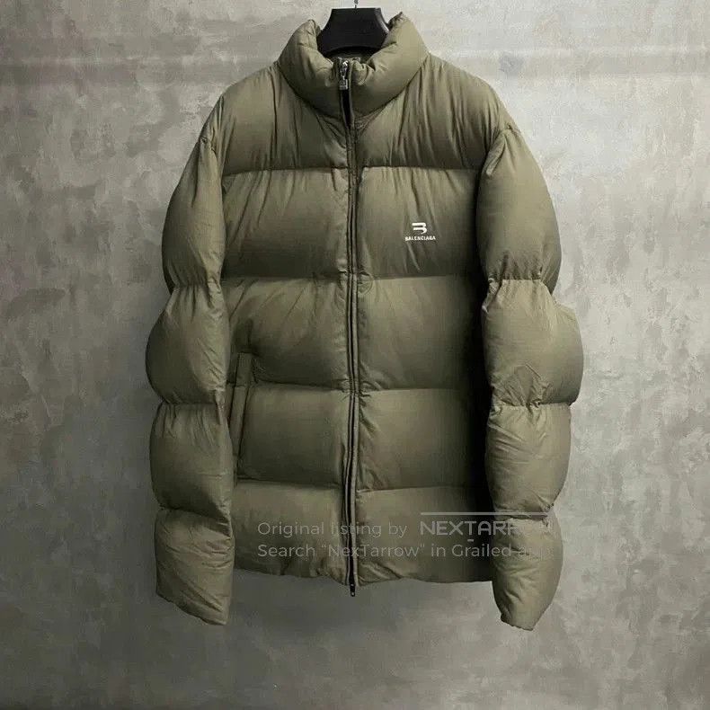 Balenciaga Balenciaga Brown Logo Puffer Coat. Size US L / EU 52-54 / 3 - 1 Thumbnail