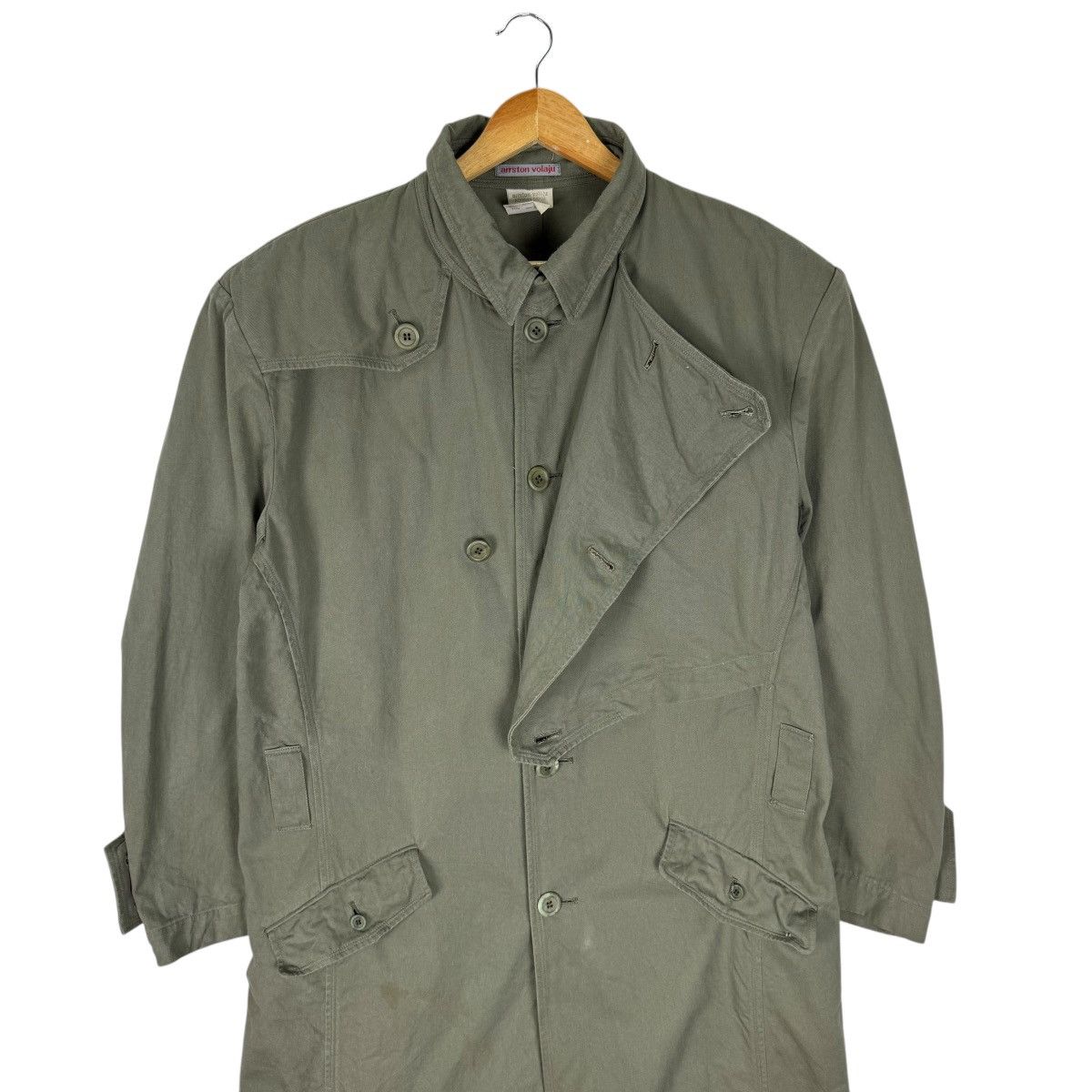 Japanese Brand 🌟ARRSTON VOLAJU KOSHIN SATOH LONG COAT JACKET Size US M / EU 48-50 / 2 - 3 Thumbnail