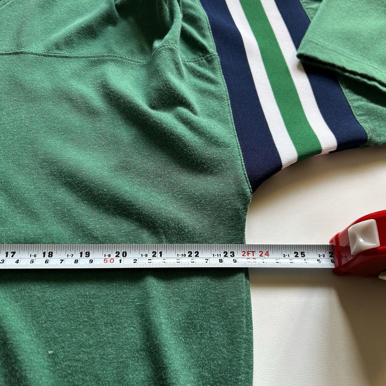 Adidas Vintage 90s Adidas Shirt Large Trefoil 3/4 Long Sleeve Rare Size US L / EU 52-54 / 3 - 4 Thumbnail