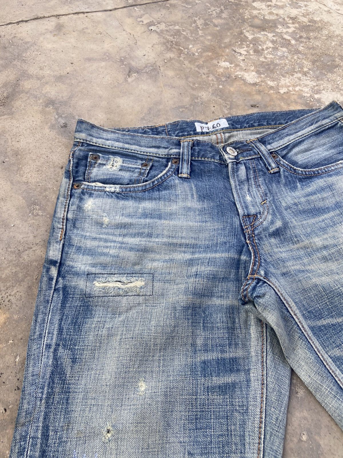 Edwin VINTAGE DISTRESSED EDWIN REWORK PANT Size US 30 / EU 46 - 4 Thumbnail