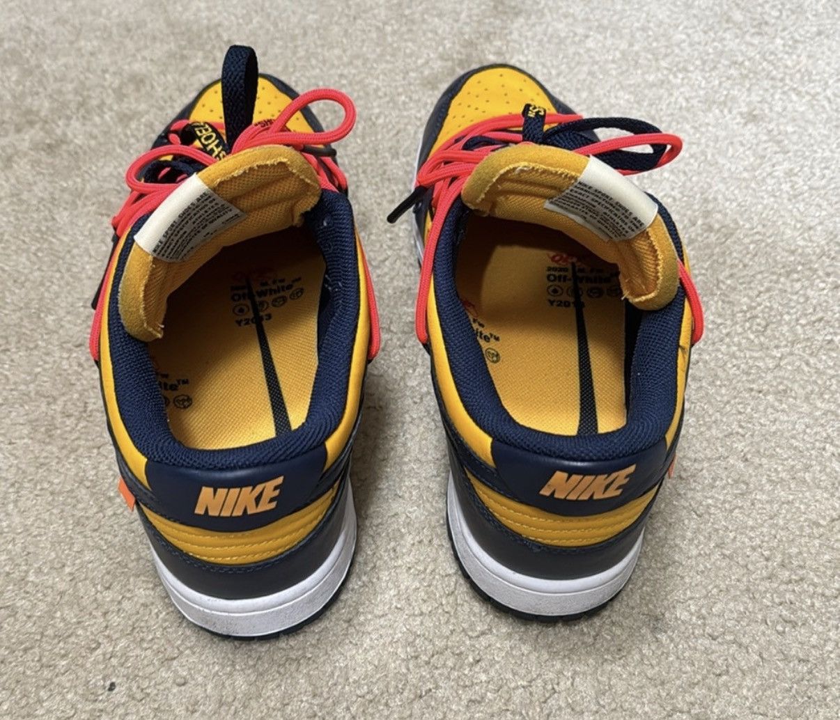 Nike × Off-White Nike Dunk Off-White Michigan Size US 9.5 / EU 42-43 - 5 Thumbnail