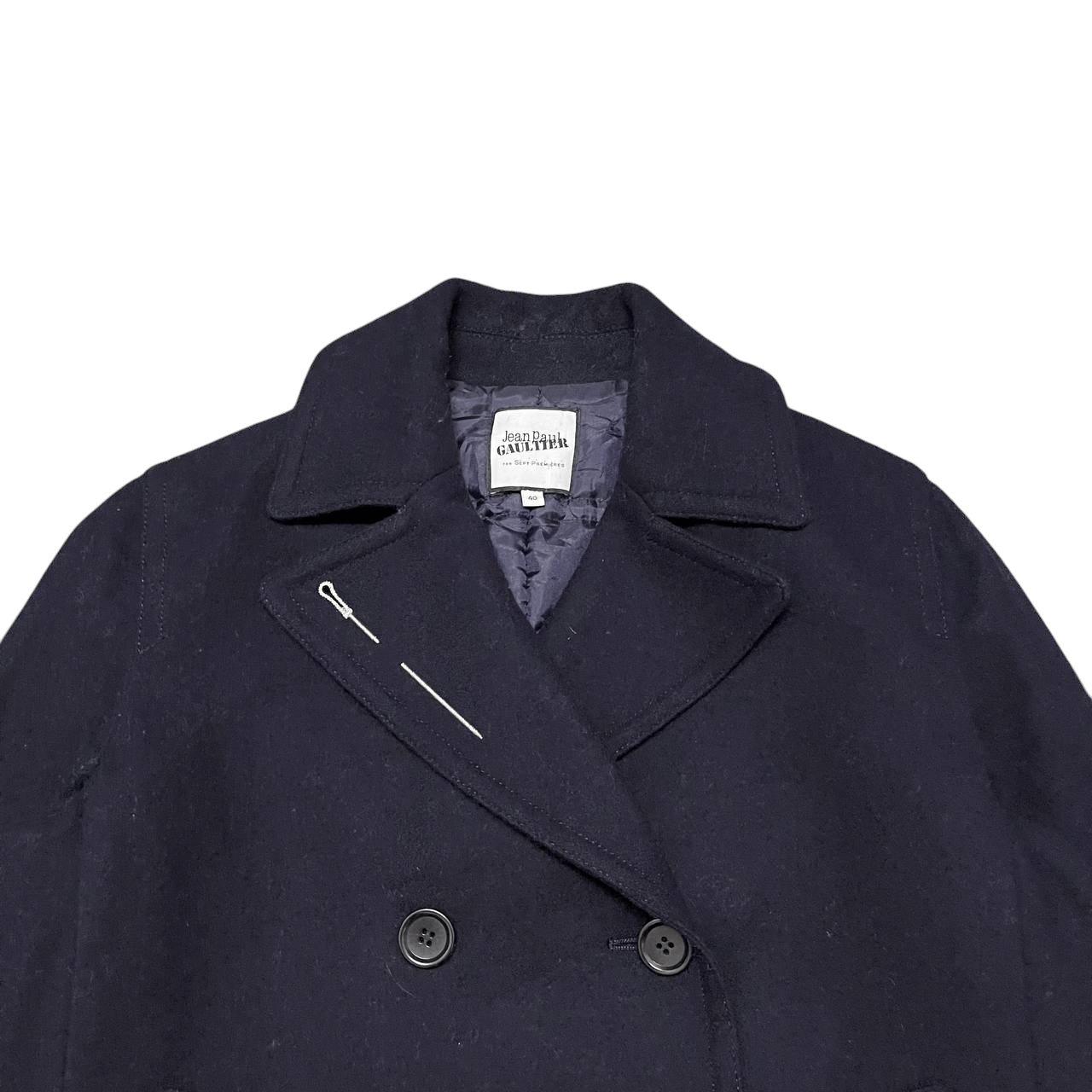 Gaultier Homme Objet JPG Jean Paul Gaultier For Sept Premieres Wool Coat Size US M / EU 48-50 / 2 - 2 Thumbnail