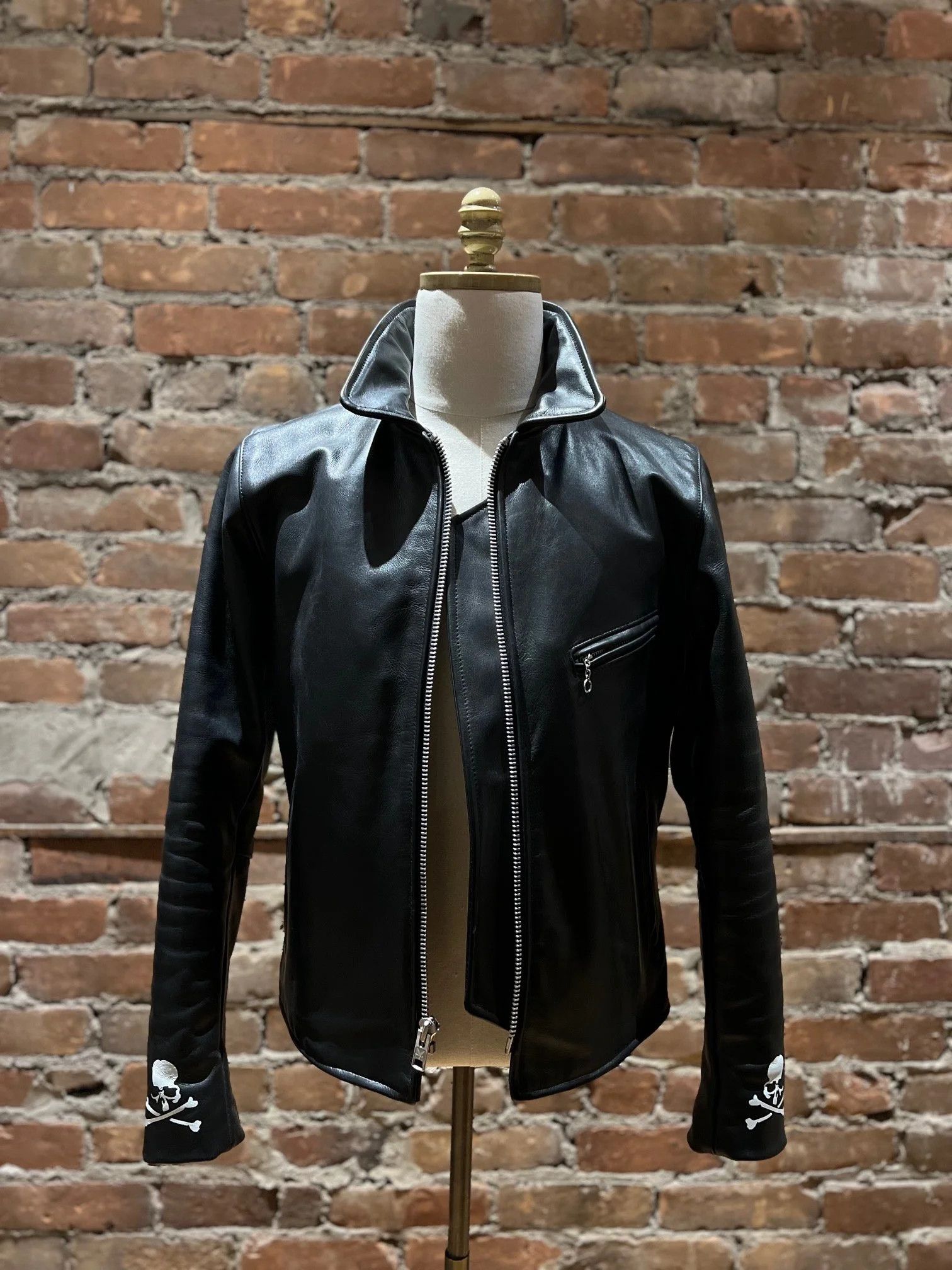 Mastermind Japan × Vanson Leathers Mastermind Japan × Vanson Leather Lambskin Biker Jacket Size US M / EU 48-50 / 2 - 1 Thumbnail