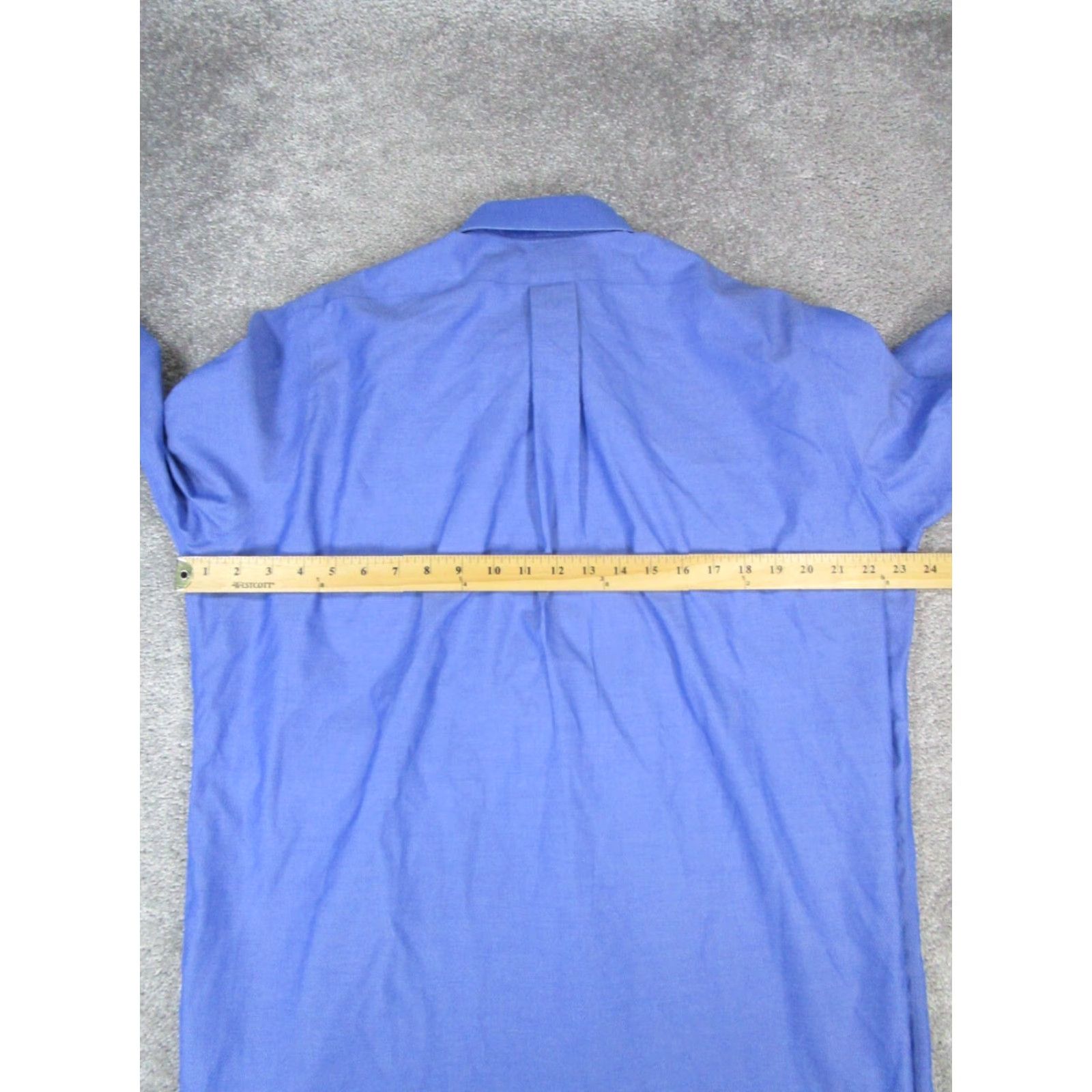 Brooks Brothers Brooks Brothers Dress Shirt 15.5 Blue Cotton Button Up Mens Size 40R - 6 Thumbnail
