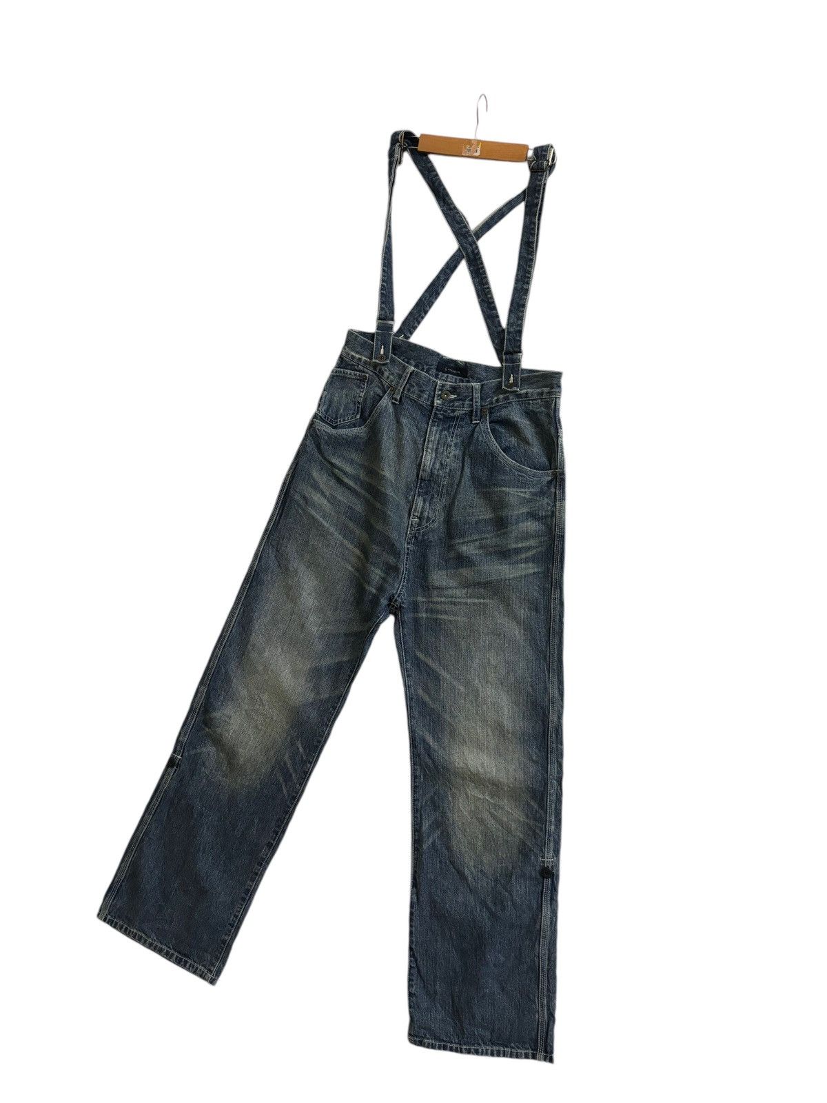 If Six Was Nine × Japanese Brand GARAGE BLUE JAPANESE BRAND BAGGY STYLE DENIM Size US 32 / EU 48 - 1 Thumbnail