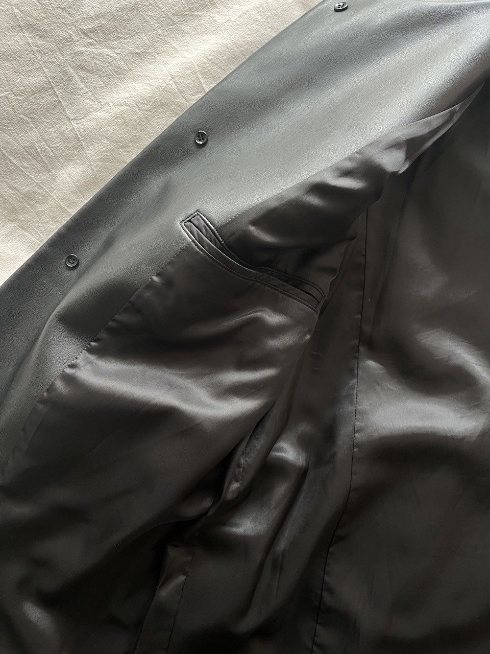 Other Untitled Collective New York - Rare Faux Leather Jacket (L) Size US L / EU 52-54 / 3 - 5 Thumbnail