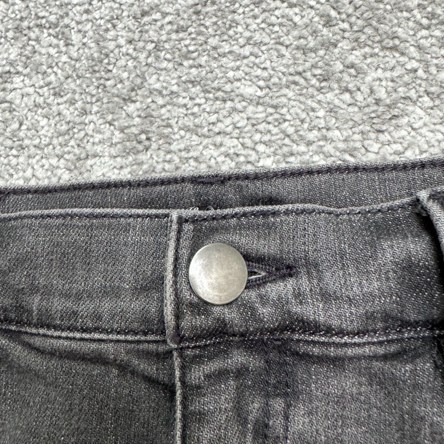 Eileen Fisher VINTAGE Eileen Fisher Slim Straight Denim Jeans Women XS Gray High Rise Stone Wash 29x29 Size 26" / US 2 / IT 38 - 3 Thumbnail