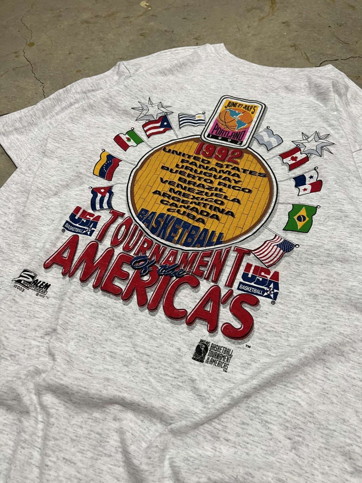 Salem Sportswear × Vintage vintage olympic tshirt Size US M / EU 48-50 / 2 - 4 Thumbnail