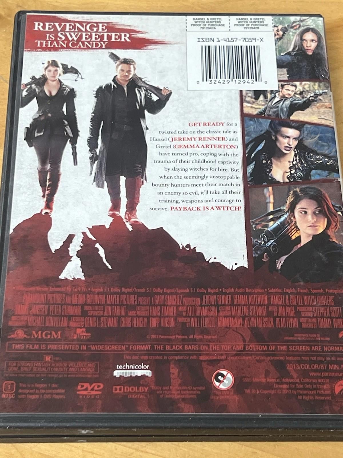 Other Hansel and Gretel : Witch Hunter , Pre-Owned DVD Size ONE SIZE - 10 Thumbnail