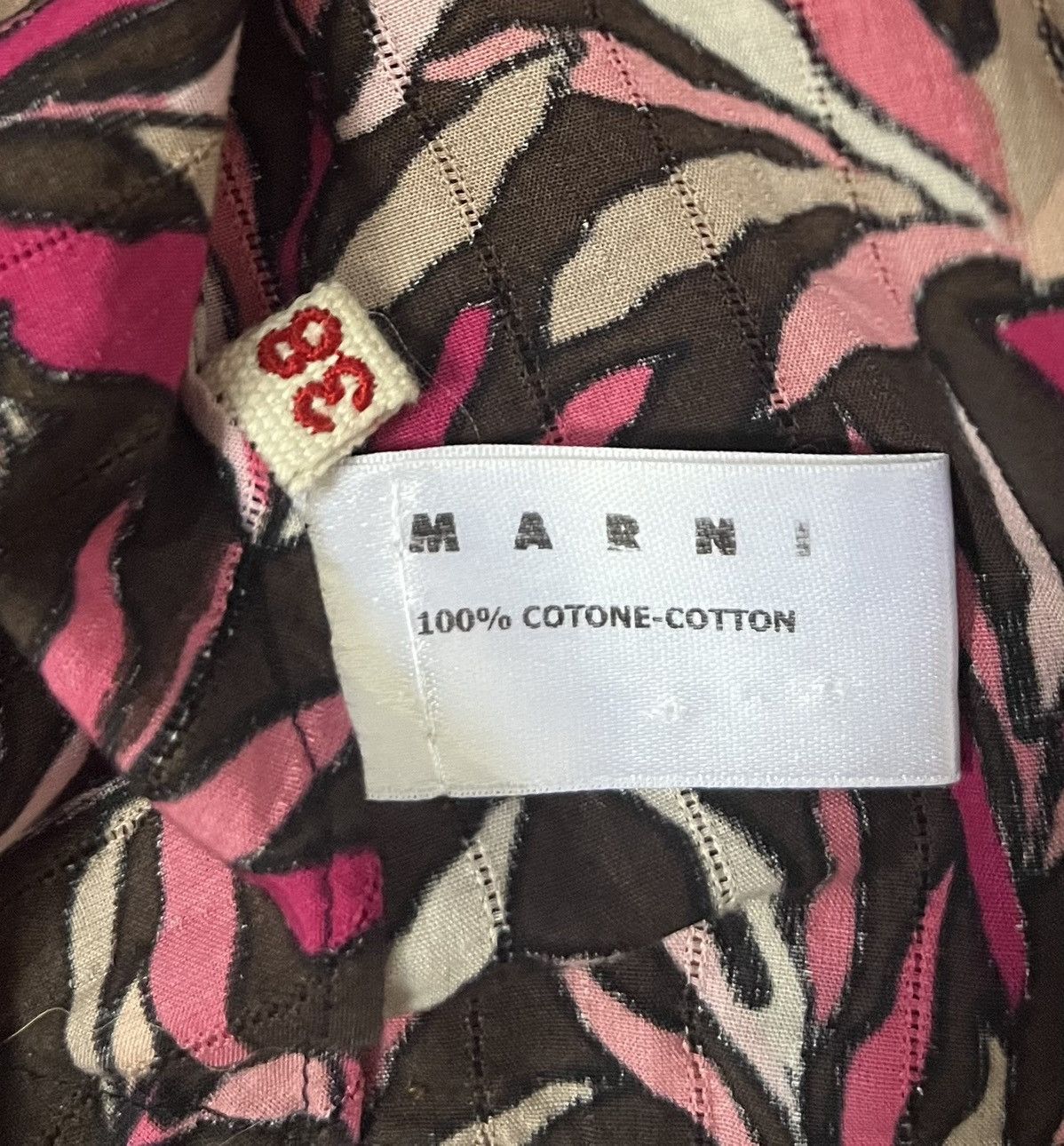 Marni Vintage marni leaves print blouse Size S / US 4 / IT 40 - 6 Thumbnail