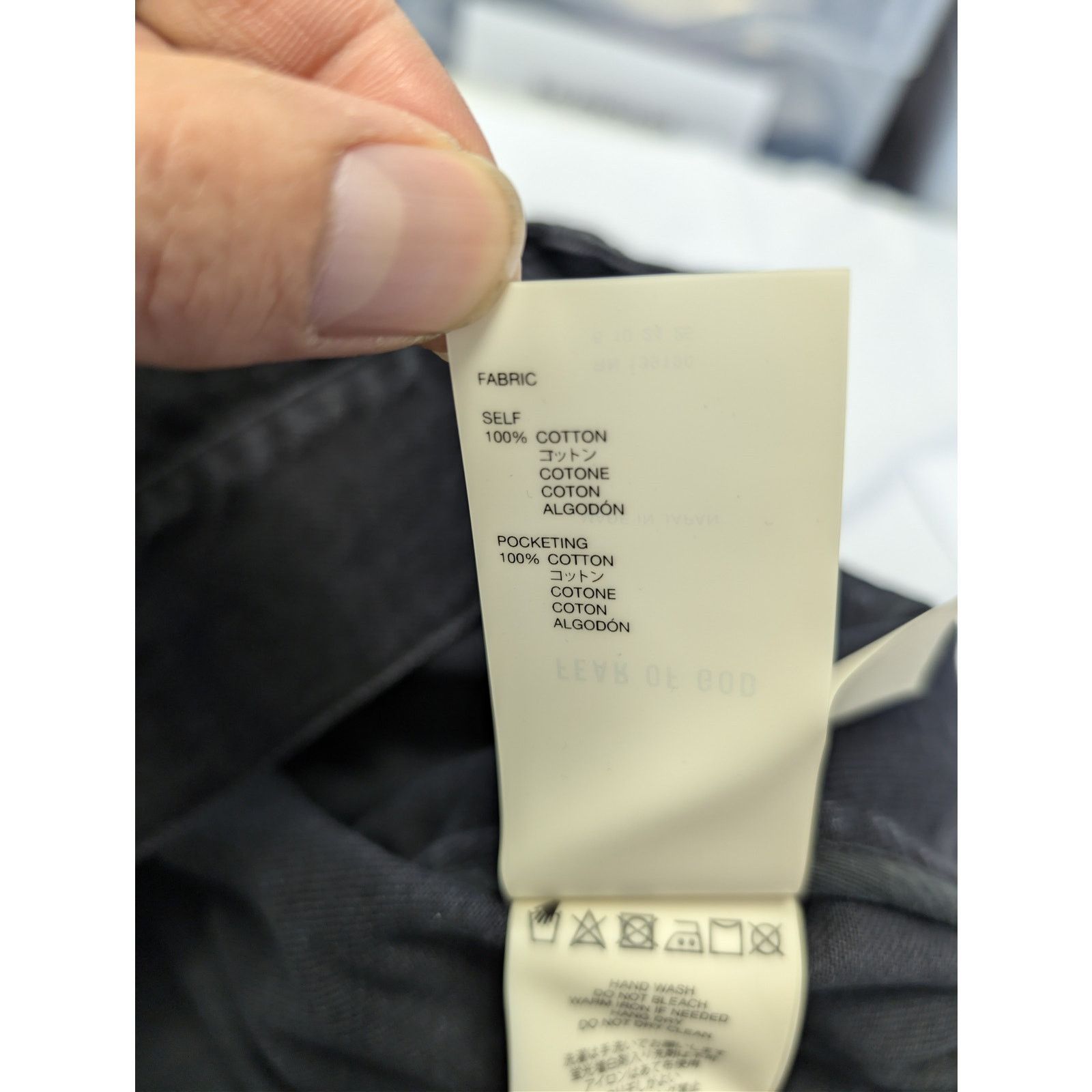 Fear of God o1rshd1 Canvas Utility Trucker Denim Jacket in Black Size US XL / EU 56 / 4 - 20 Thumbnail