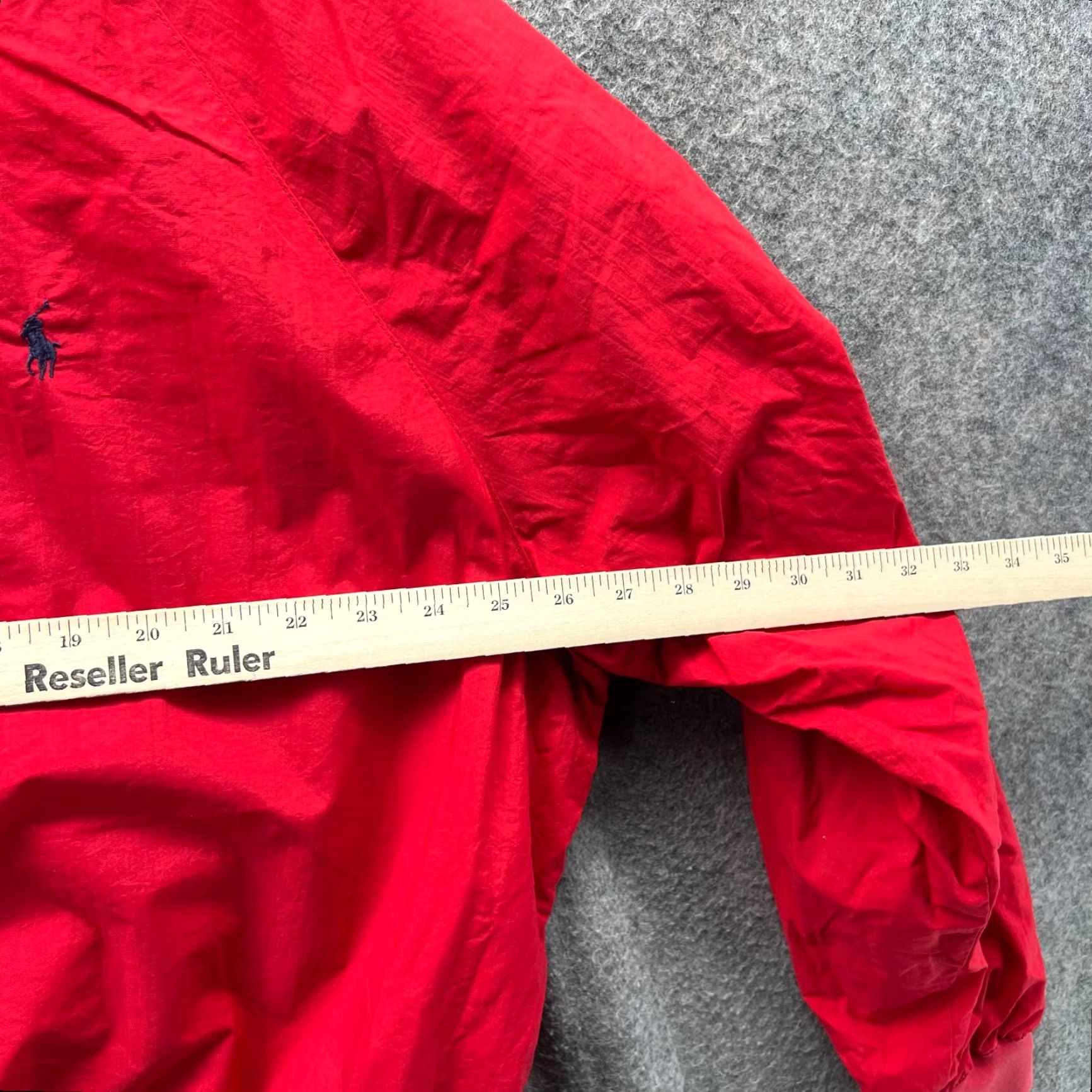 Polo Ralph Lauren VINTAGE Polo Ralph Lauren Pullover Jacket Mens M Red Nylon Windbreaker USA Y2K Size US M / EU 48-50 / 2 - 3 Thumbnail