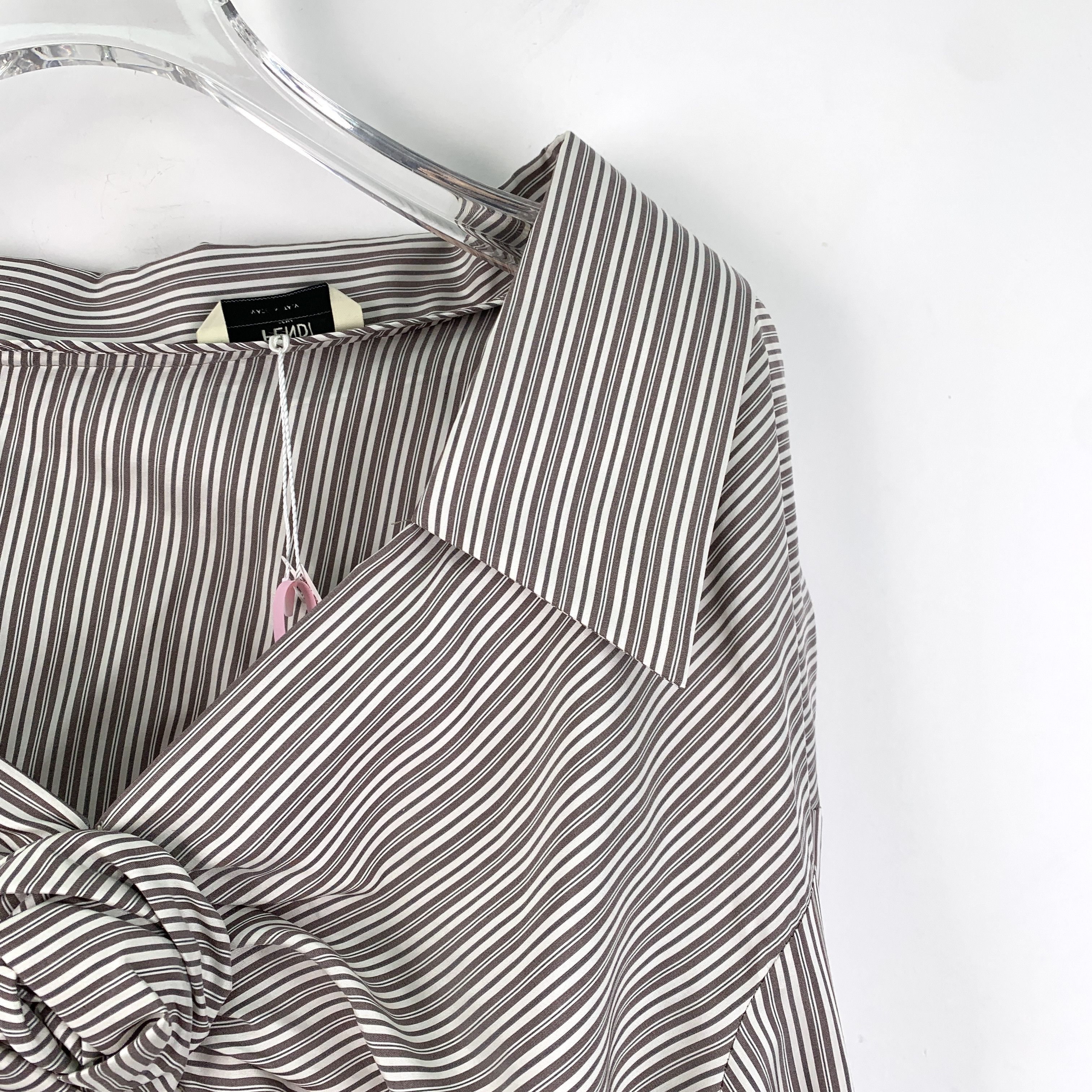 Fendi Fendi Silk Shirt Colorblock Stripe (Size S) Size XS / US 0-2 / IT 36-38 - 6 Thumbnail