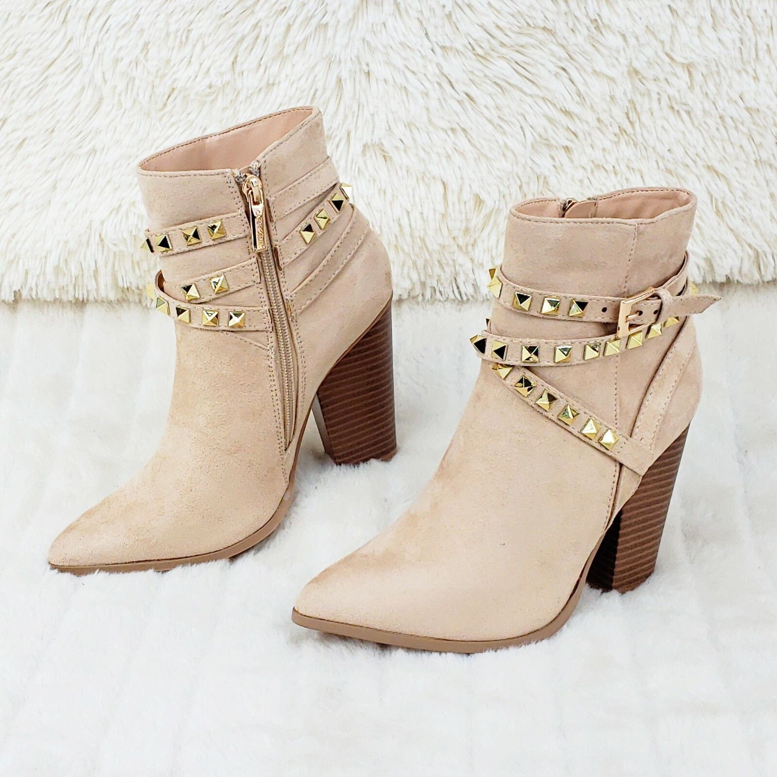 Other Classic Western Designer Cowboy Style Studded Strap Ankle Bo Size US 6 / IT 36 - 3 Thumbnail