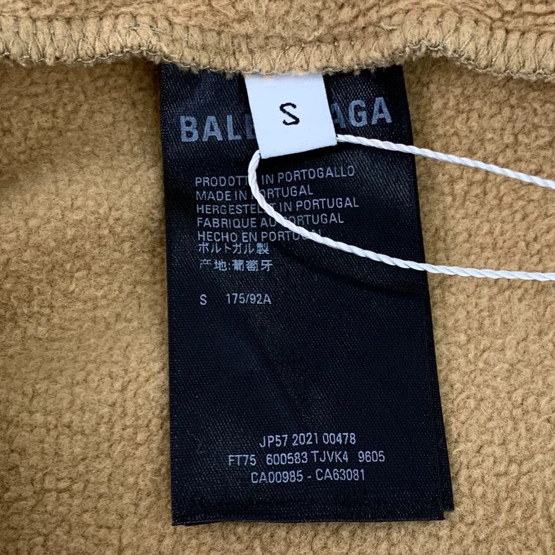 Balenciaga Balenciaga Brown hooded drawstring monogrammed long sleeve Size US S / EU 44-46 / 1 - 6 Thumbnail