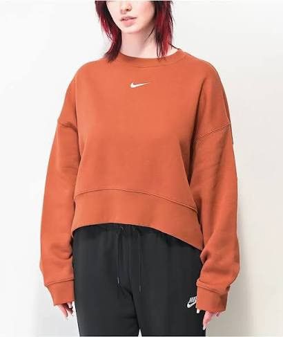 Nike Nike Orange Crewneck Sweatshirt Size XXL / US 16-18 / IT 52-54 - 3 Thumbnail