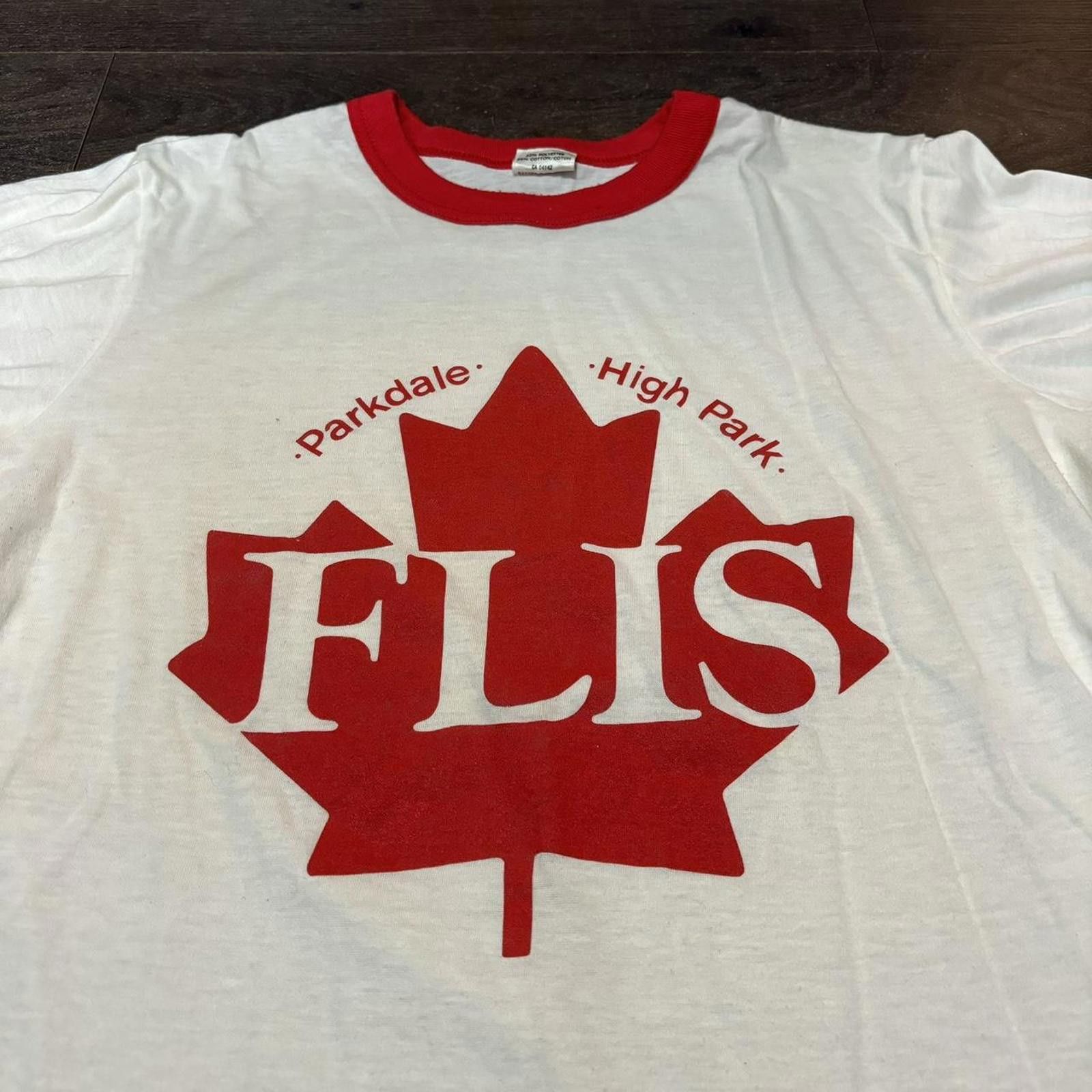 Other Vintage parkdale high park flis t shirt 80s M/L Size US M / EU 48-50 / 2 - 2 Thumbnail