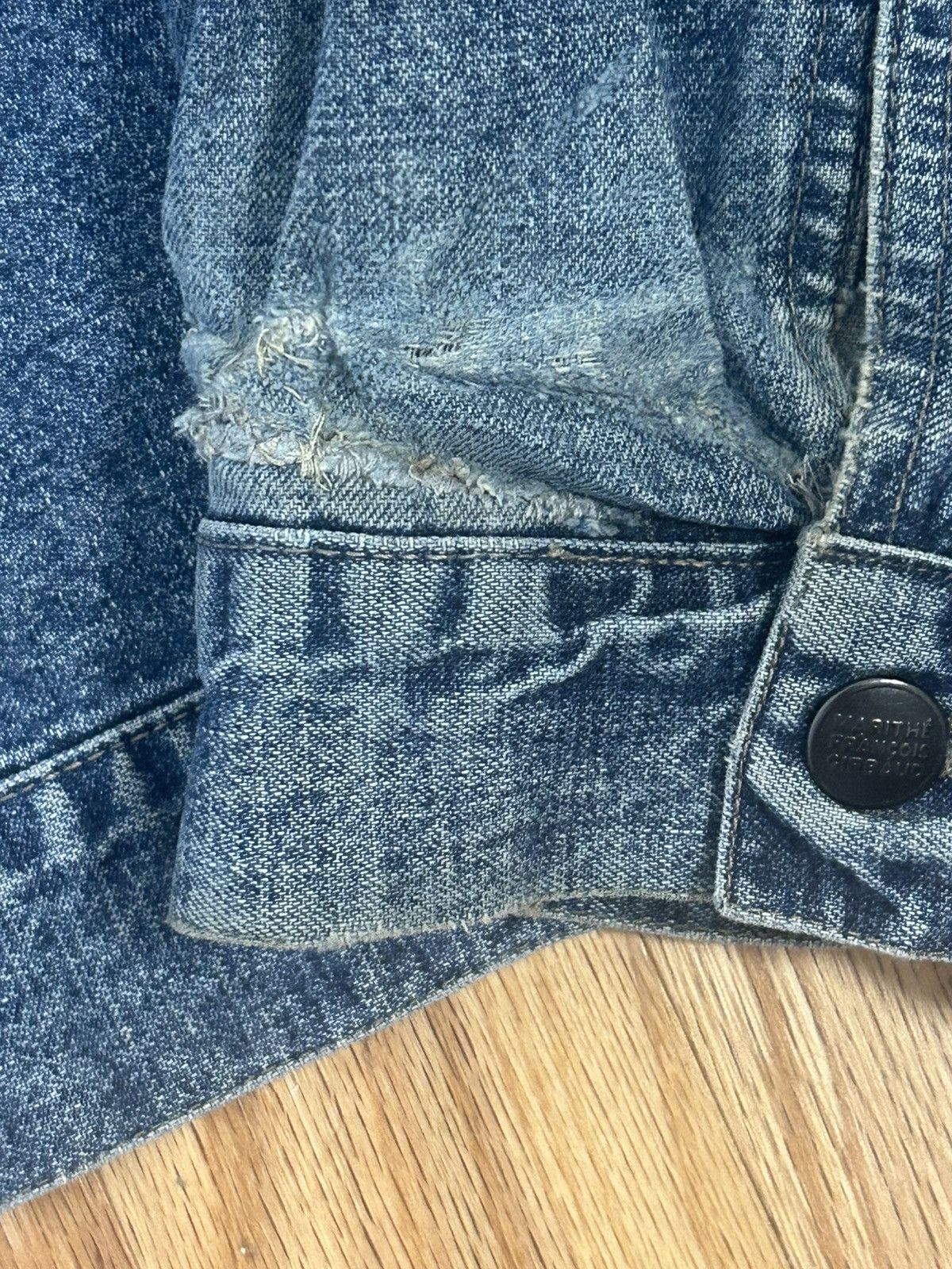 Japanese Brand Vintage Marithe Francois Girbaud Blue Denim Chire Jacket Size US XXL / EU 58 / 5 - 12 Thumbnail