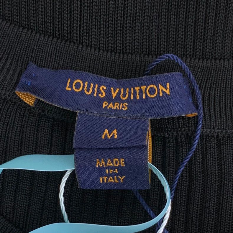 Louis Vuitton Louis Vuitton Black Lace Cutout Crew Neck Long Sleeve Swea Size M / US 6-8 / IT 42-44 - 5 Thumbnail
