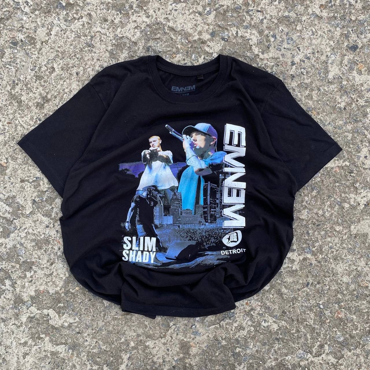 Eminem Vintage Slim Shady Eminem T-shirts Big Logo Detroit Rap SK8 Size US M / EU 48-50 / 2 - 1 Thumbnail